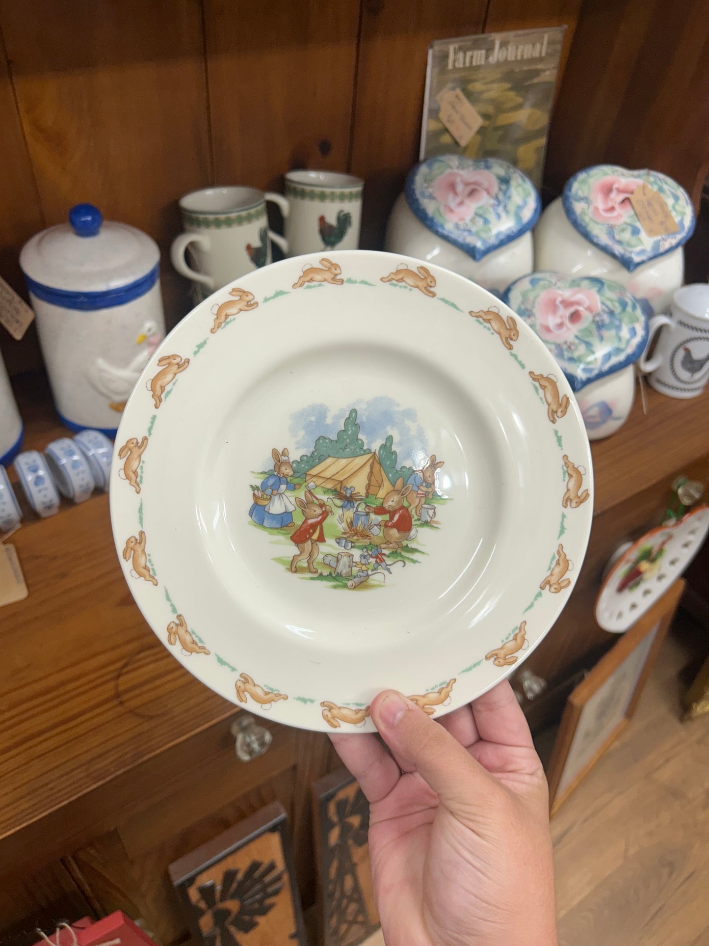 Vintage Royal Doulton Bunnykins Child Plate