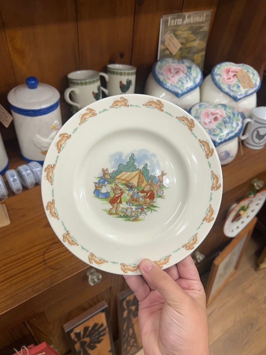 Vintage Royal Doulton Bunnykins Child Plate