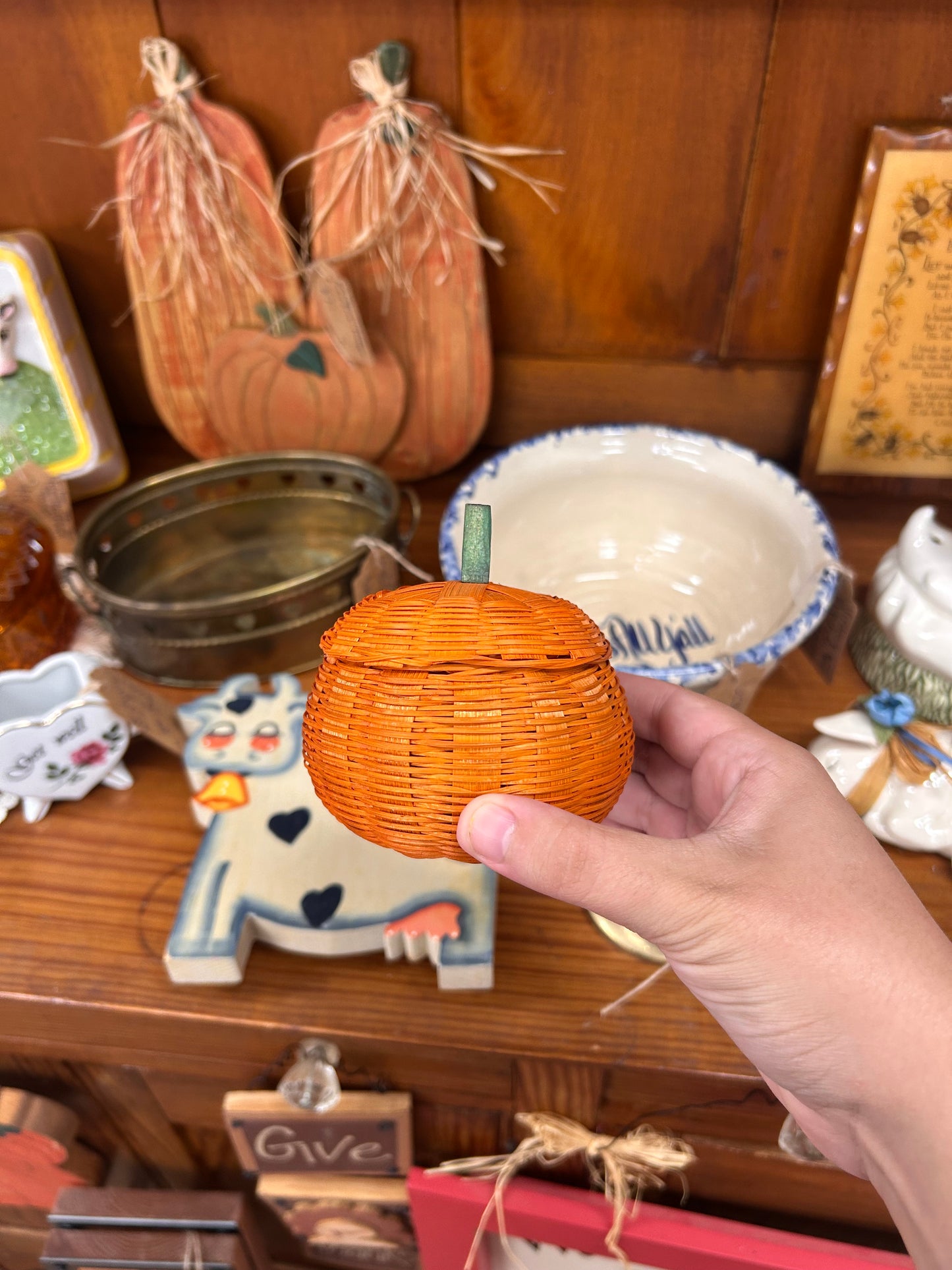 Wicker Pumpkin