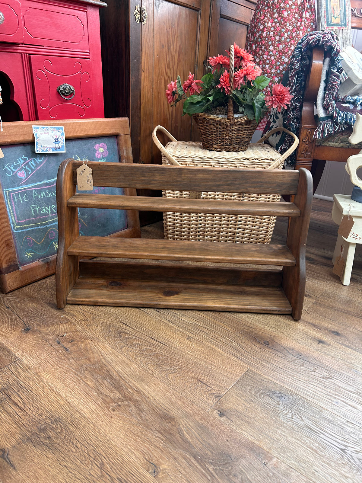 Vintage 3 Tier Shelf - Local Pickup Only
