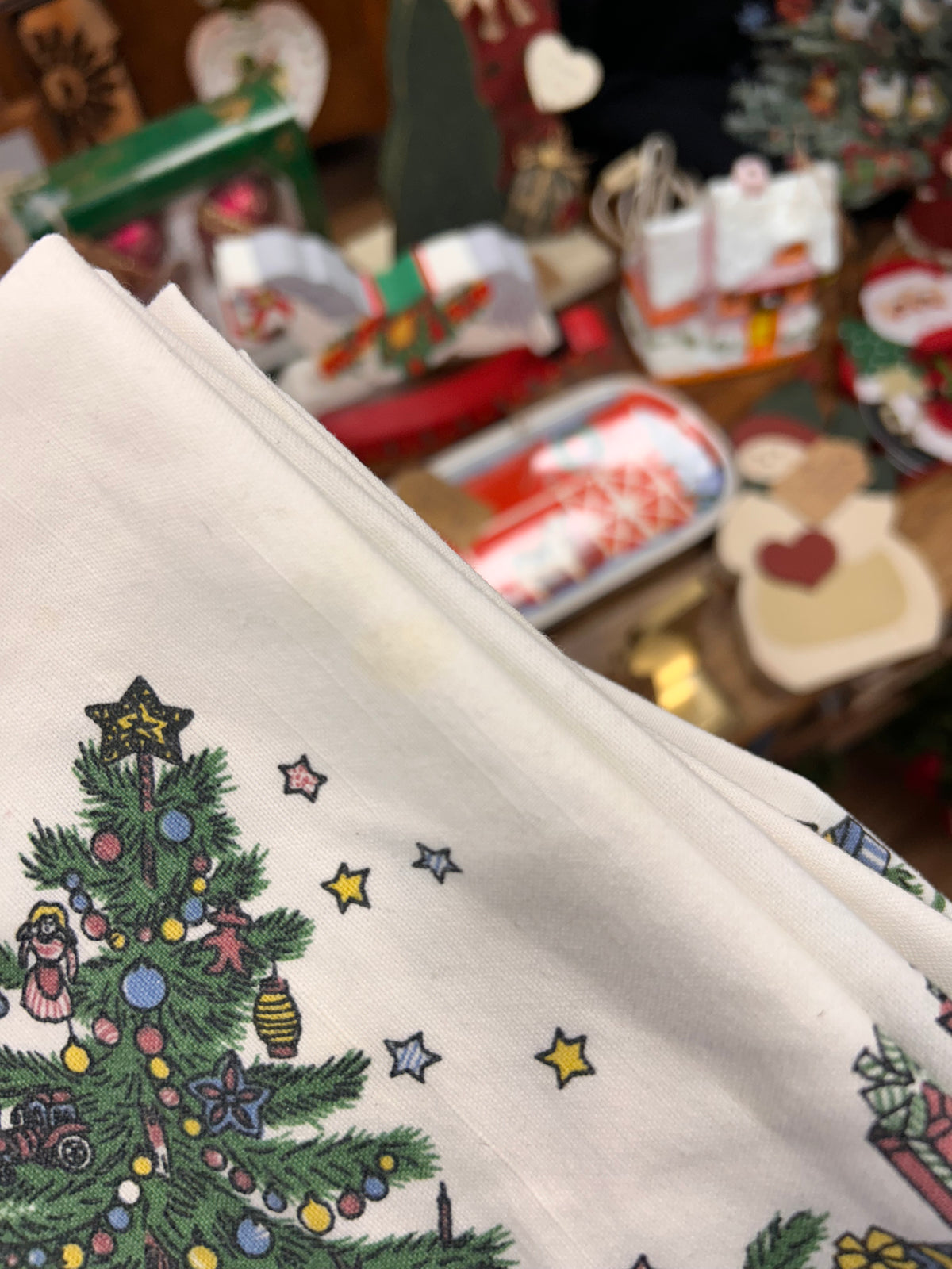Vintage Christmas Napkins - Set Of 10 - Read Description
