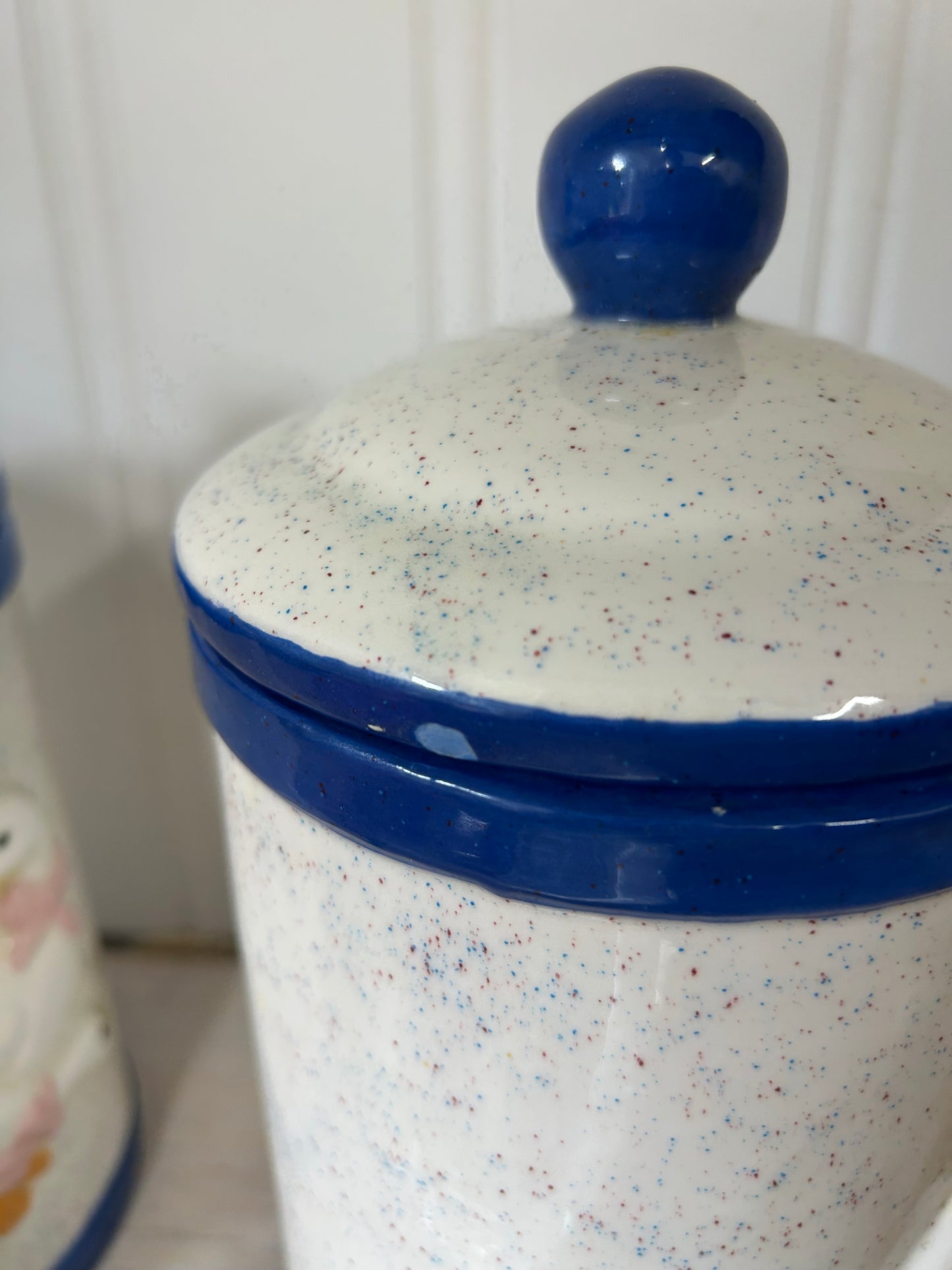 Vintage Handmade Goose Canister Set Of 4 - As Is