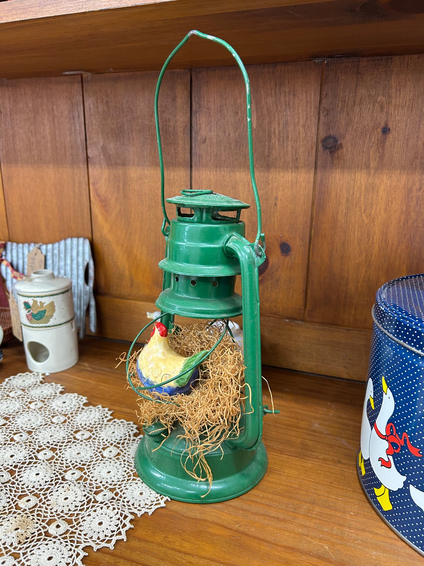 Green Lantern With Chicken