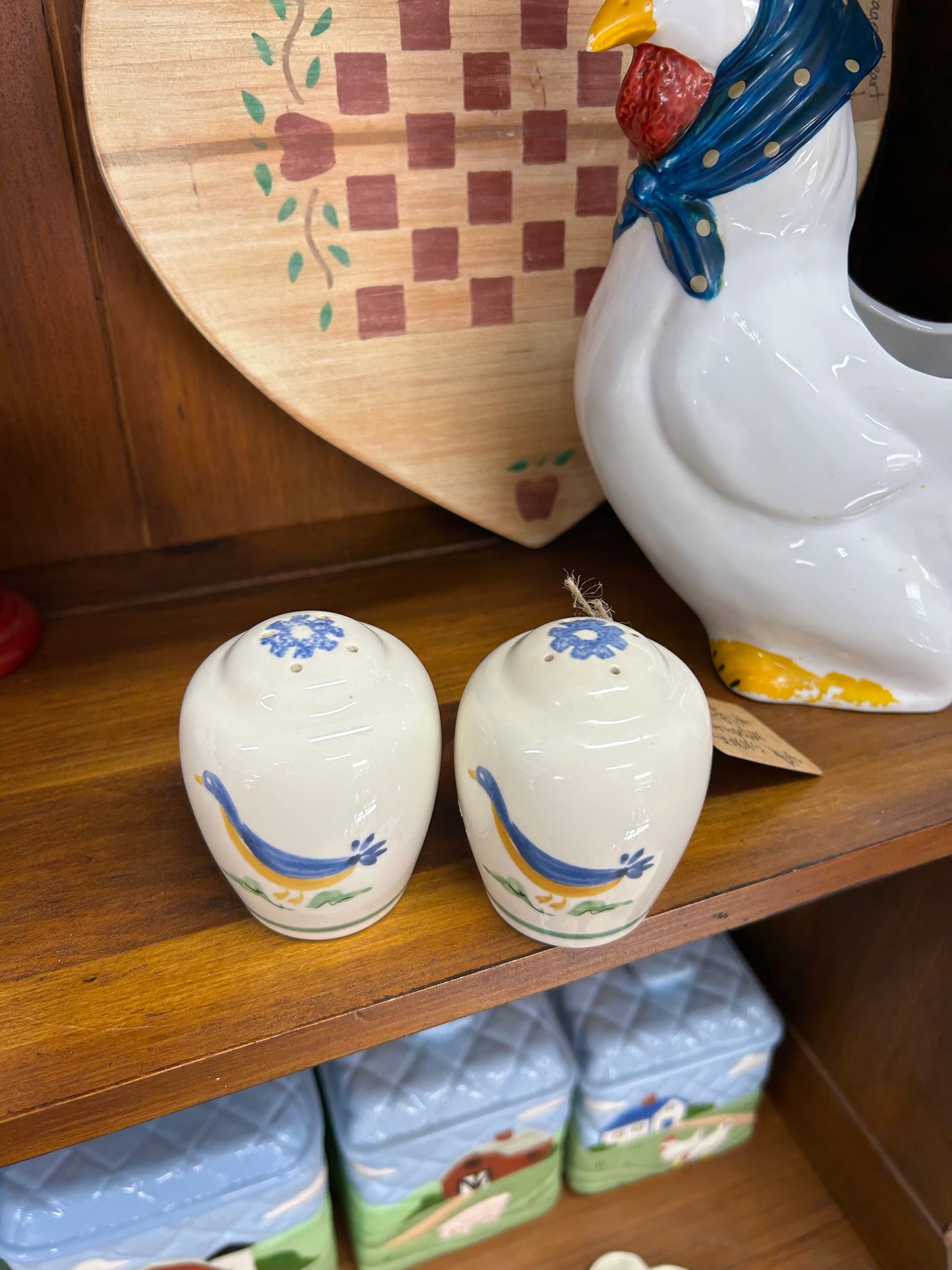Vintage Pfaltzgraff Salt & Pepper Shakers - No Stoppers