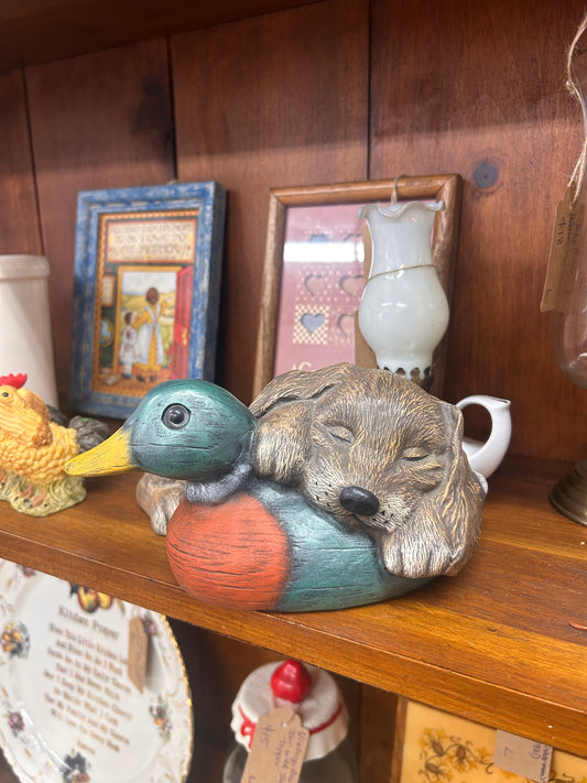 Vintage Duck/Dog Figurine