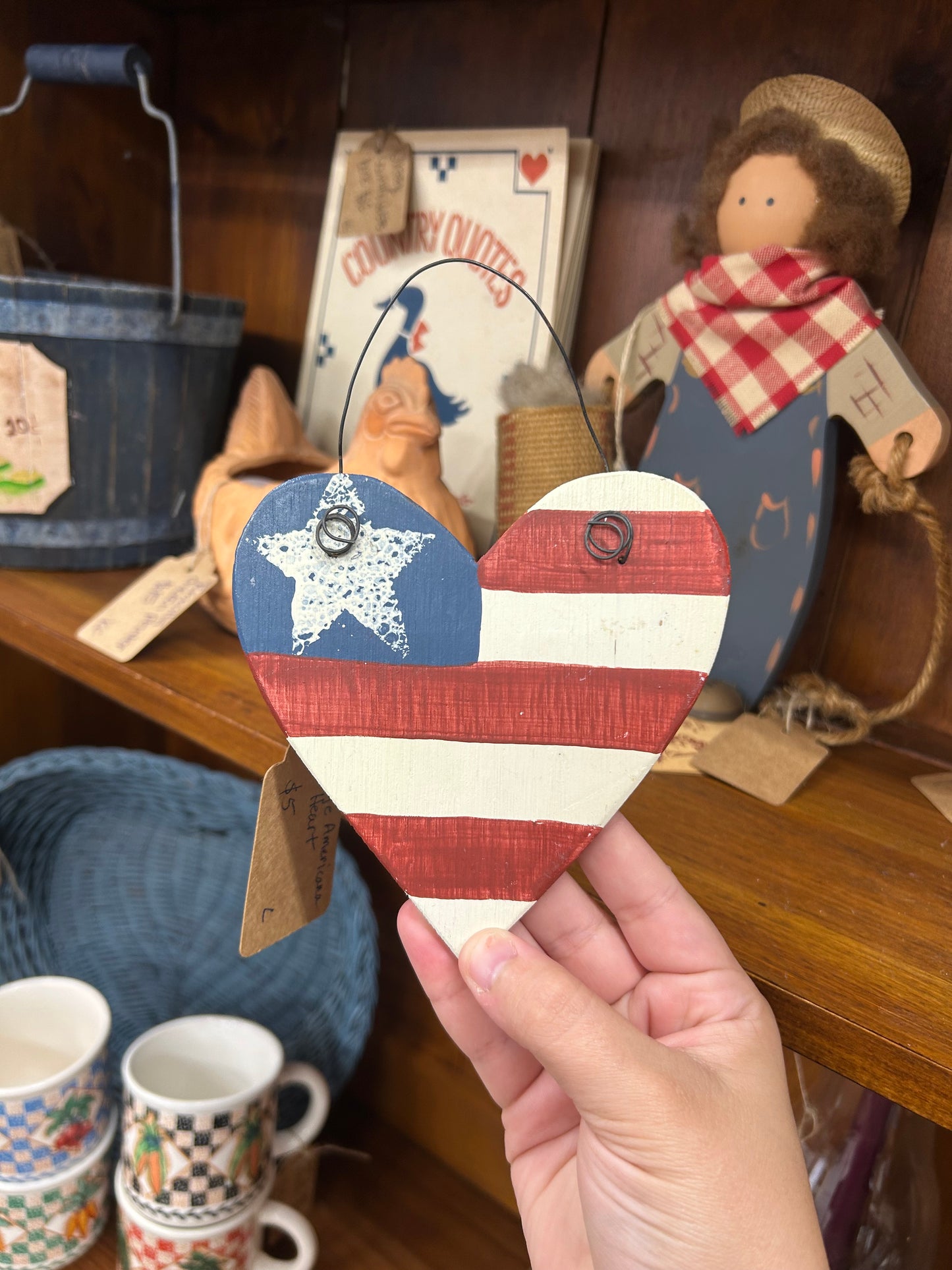 Vintage Americana Heart