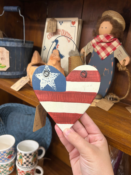 Vintage Americana Heart