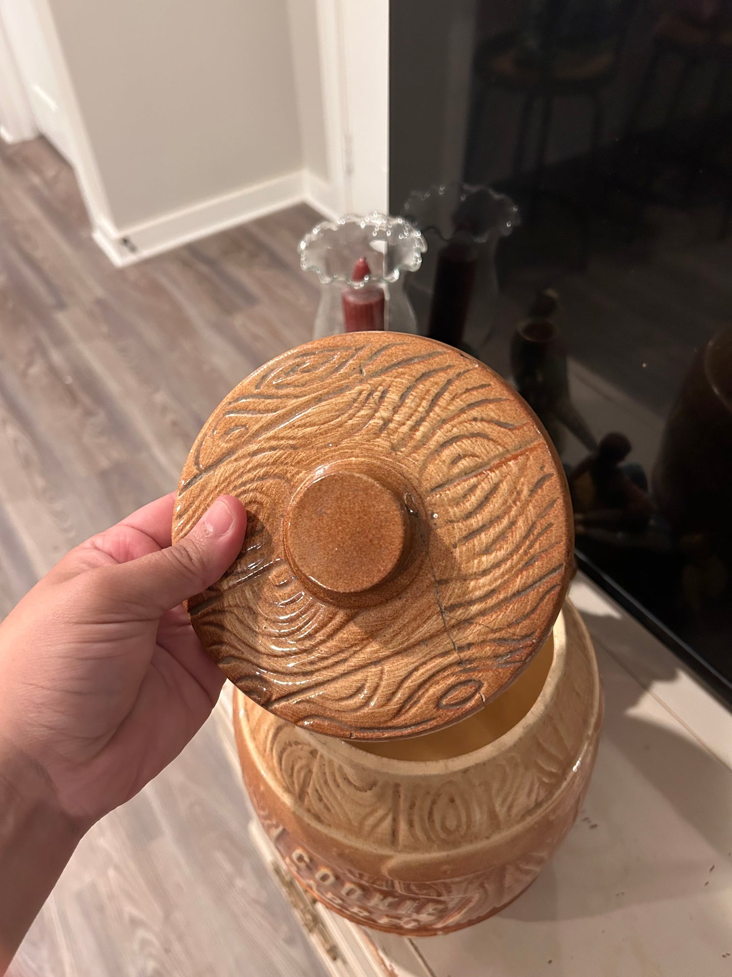 Vintage Large Cookie Barrel - As Is