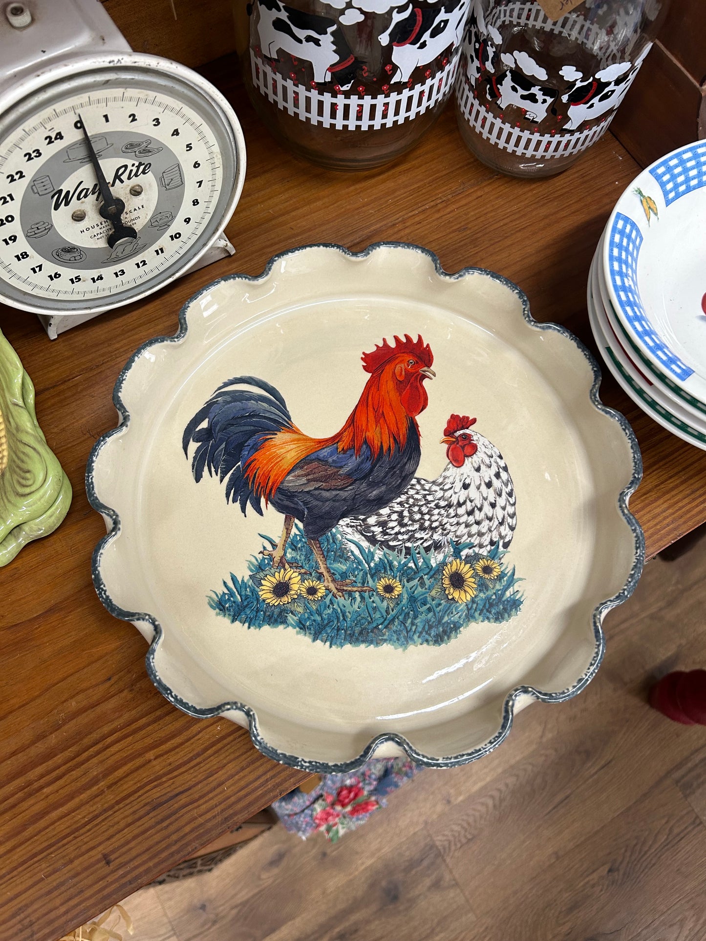Vintage Home & Garden Chicken/Rooster Stoneware