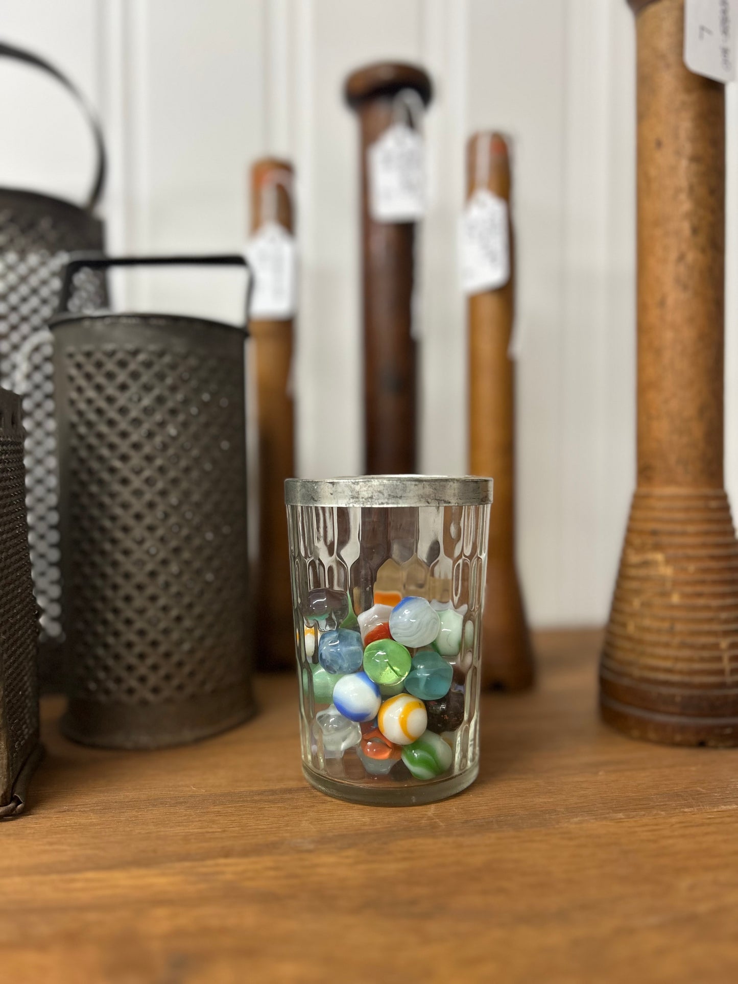Marbles In Snuff Jar