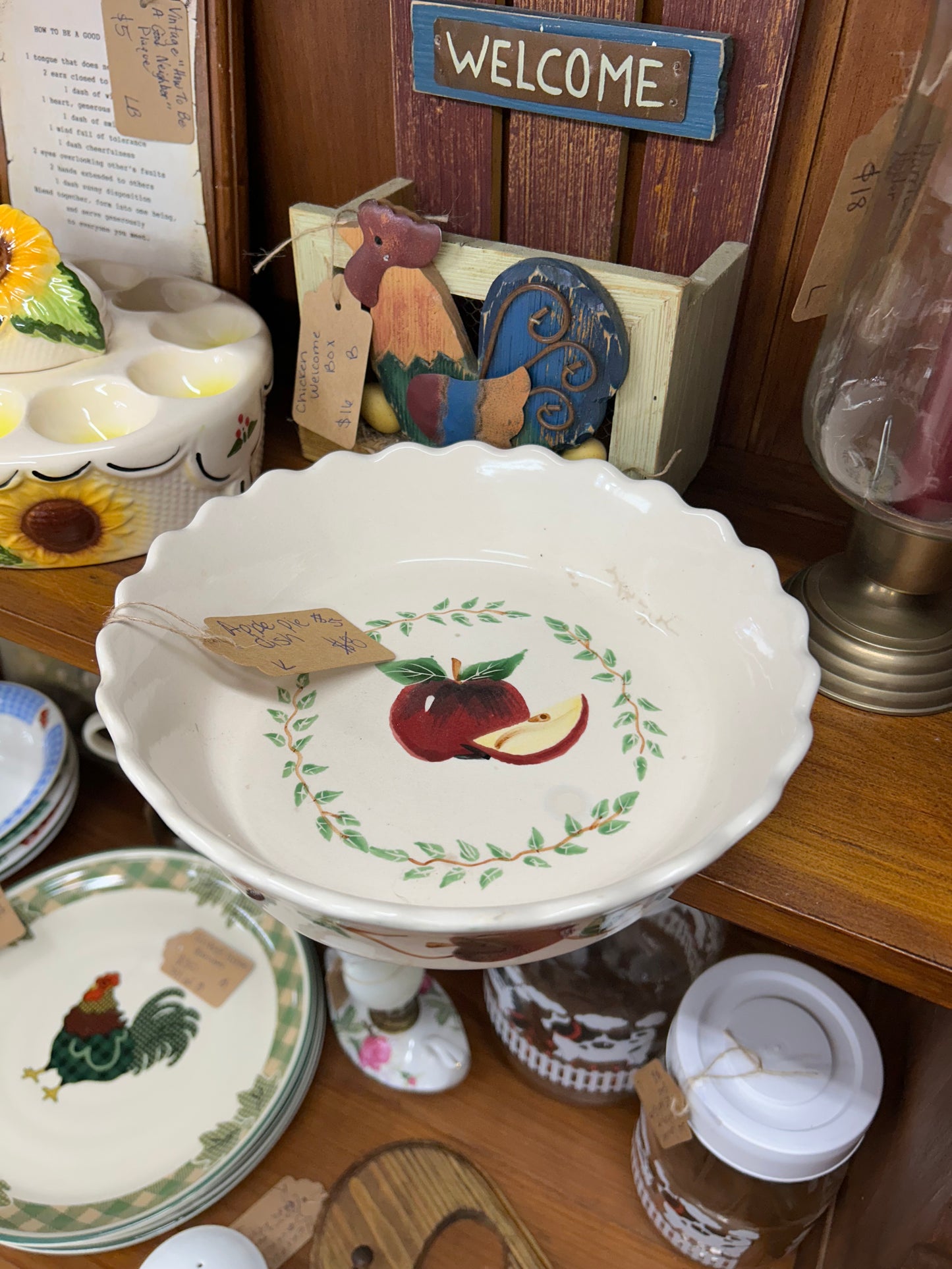 Apple Baking Dish - As Is