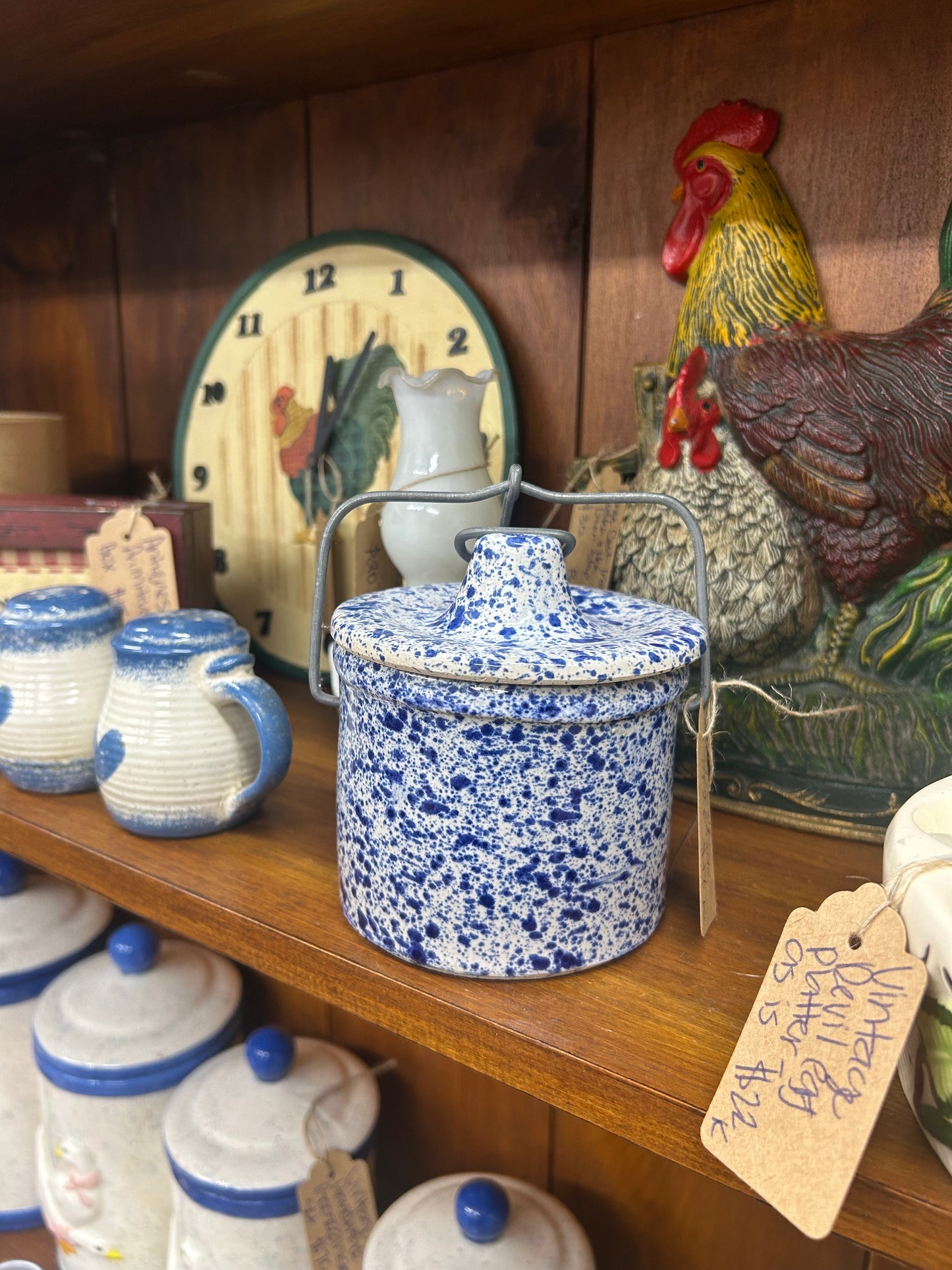 Vintage Blue Grease/Crock