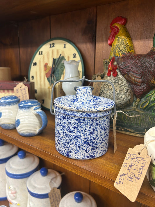 Vintage Blue Grease/Crock