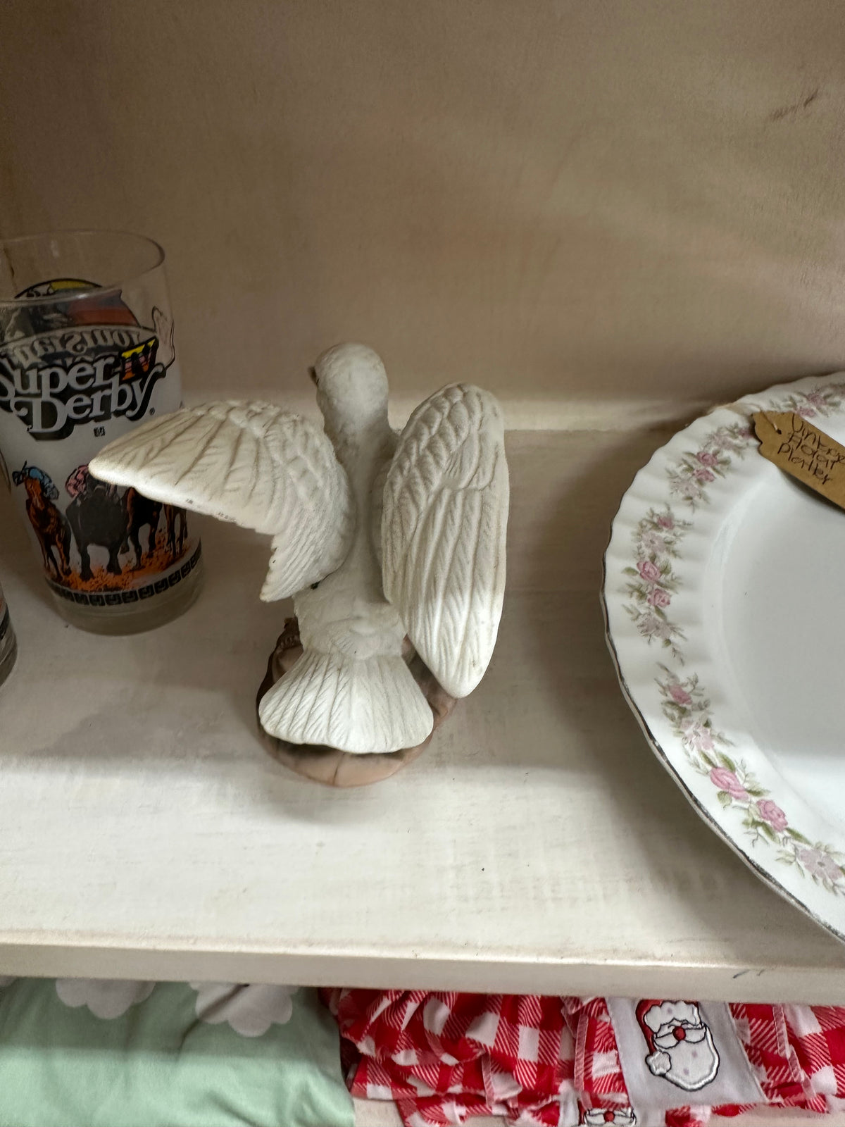 Vintage Royal Crown Bisque Porcelain Dove