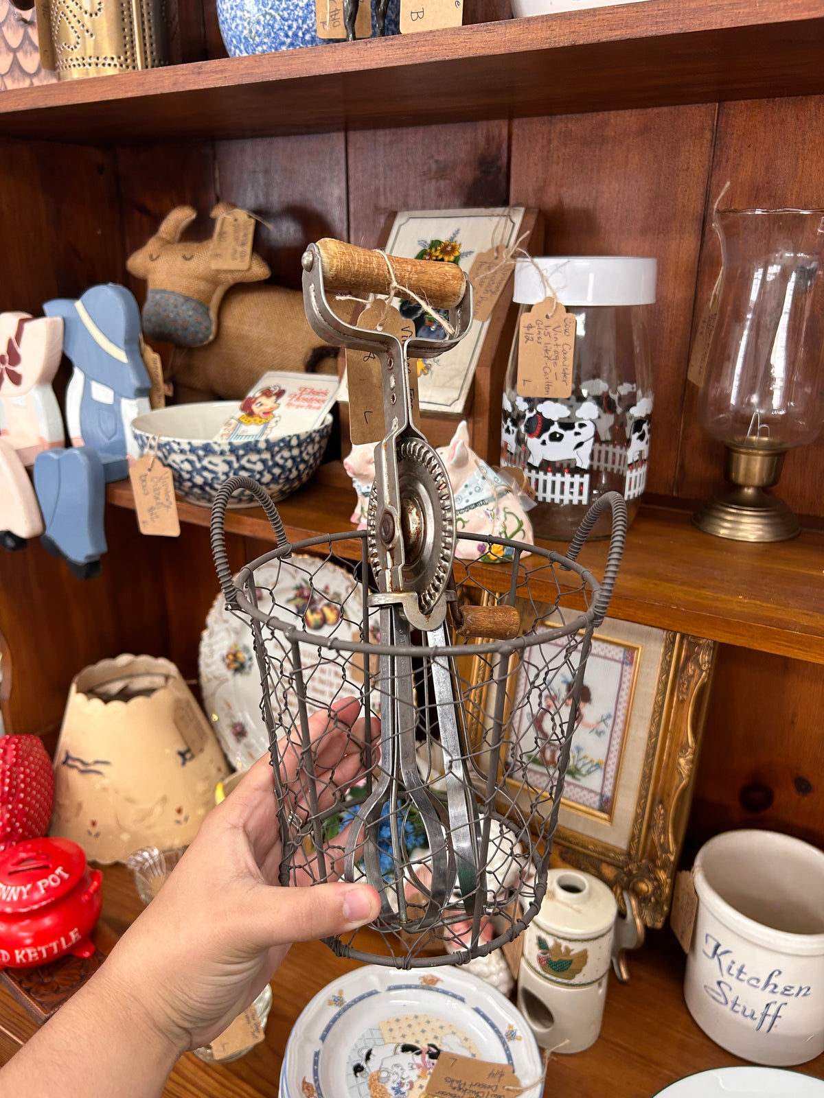 Vintage Wire Basket