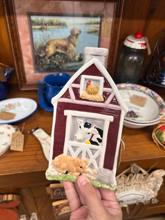 Vintage Barnyard Spoon Rest
