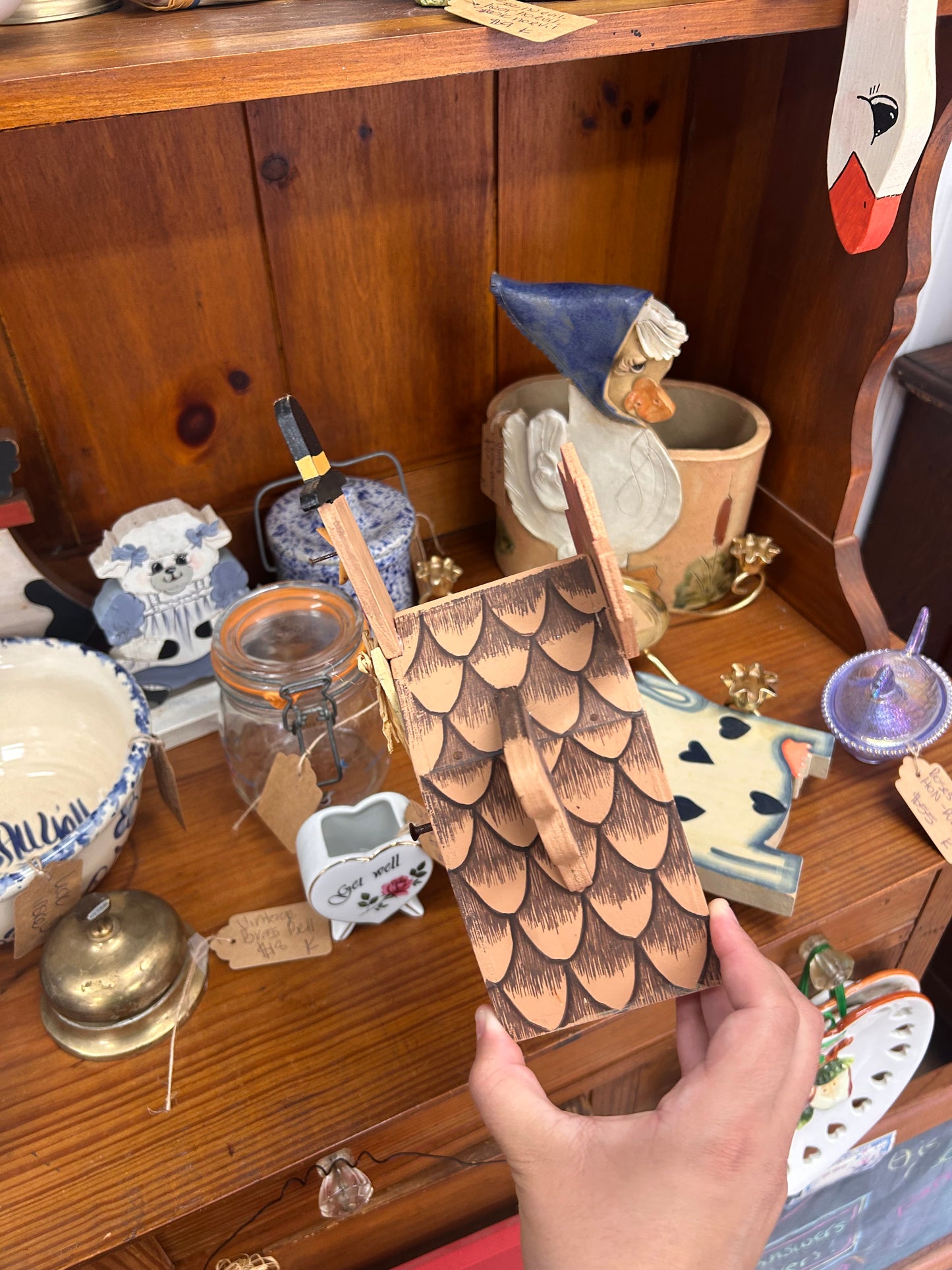 Vintage Wooden Turkey