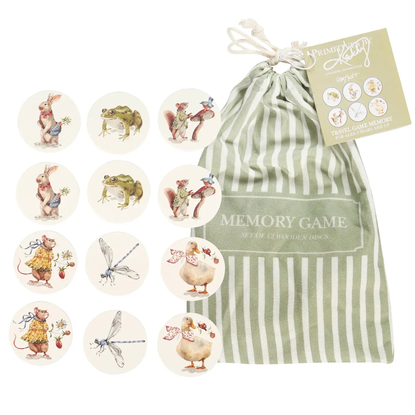 Garden Friends Memory Game