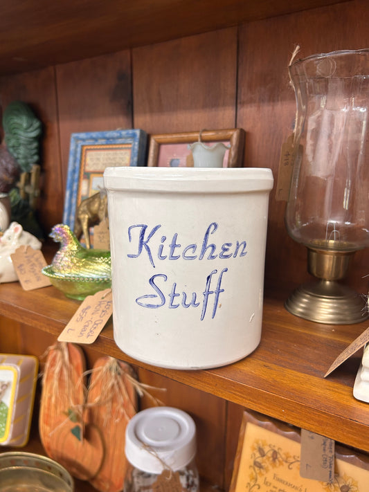Vintage "Kitchen Stuff" Crock