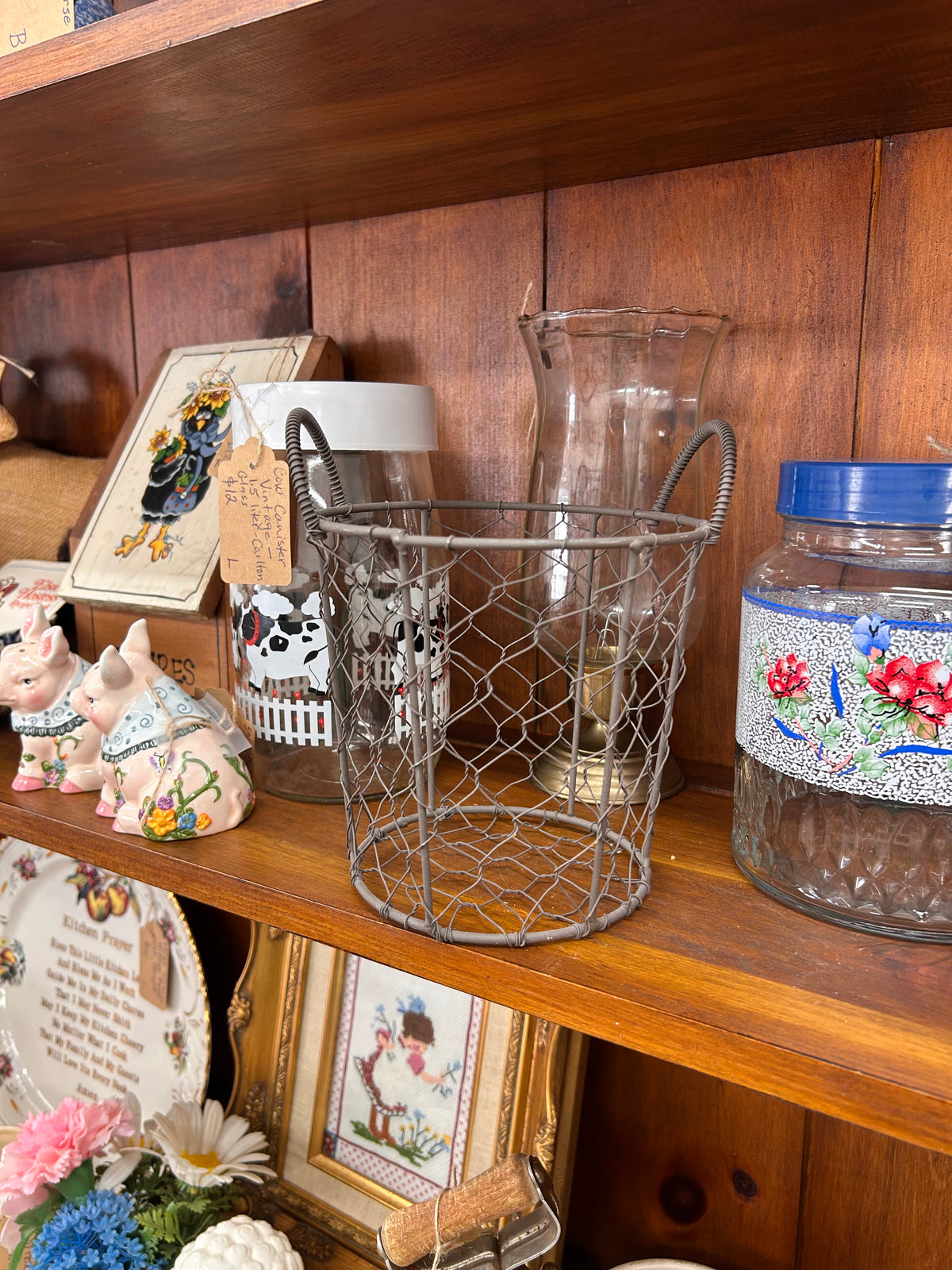 Vintage Wire Basket