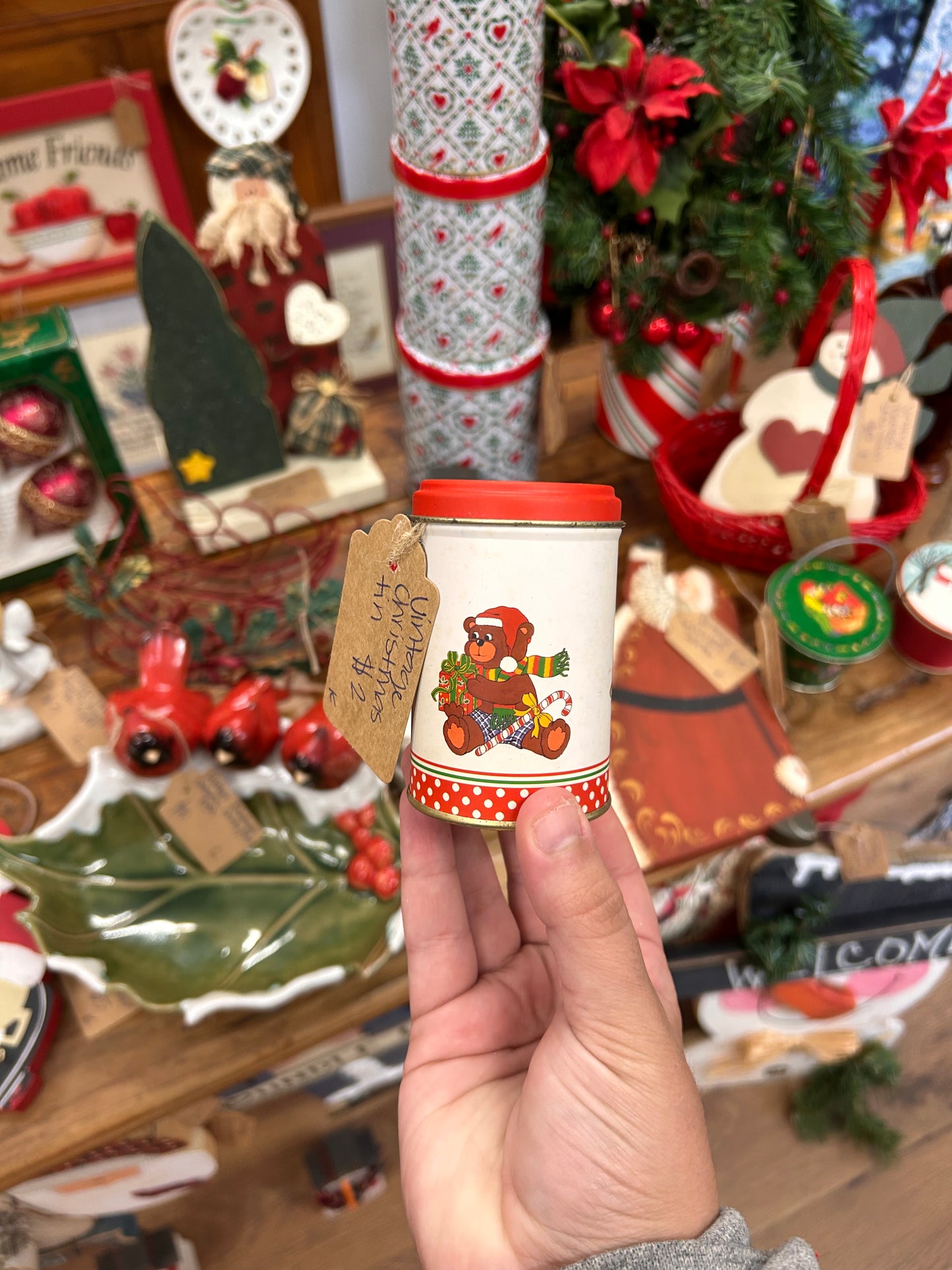 Vintage Christmas Tin