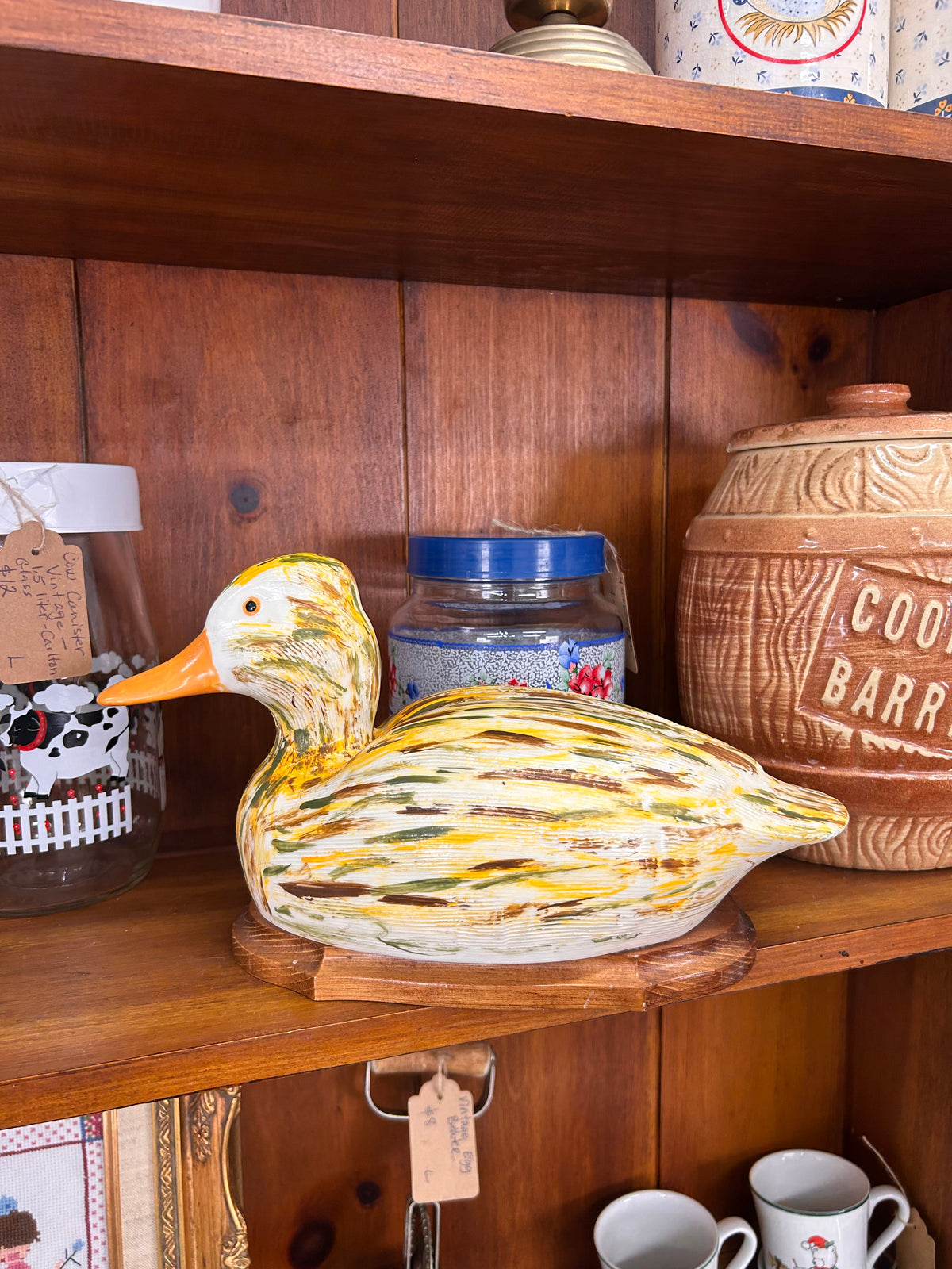 Vintage Wooden Duck