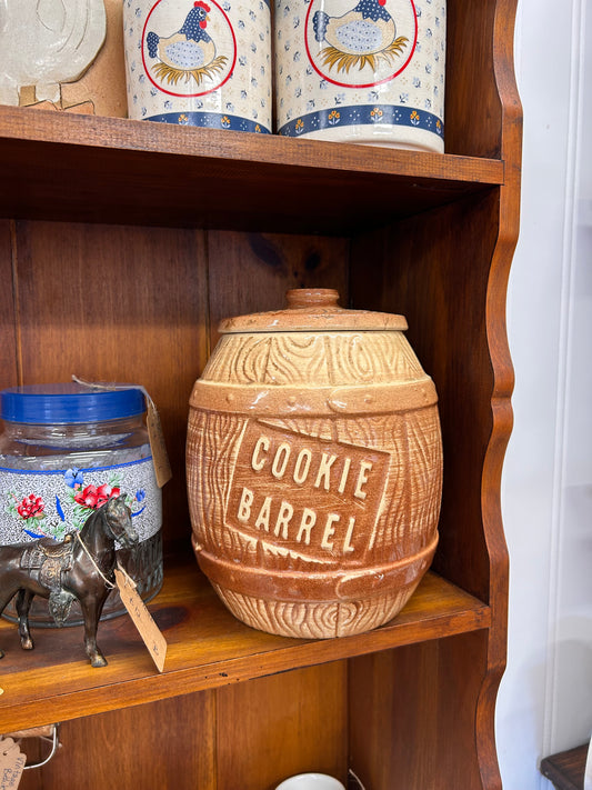 Vintage Large Cookie Barrel - As Is