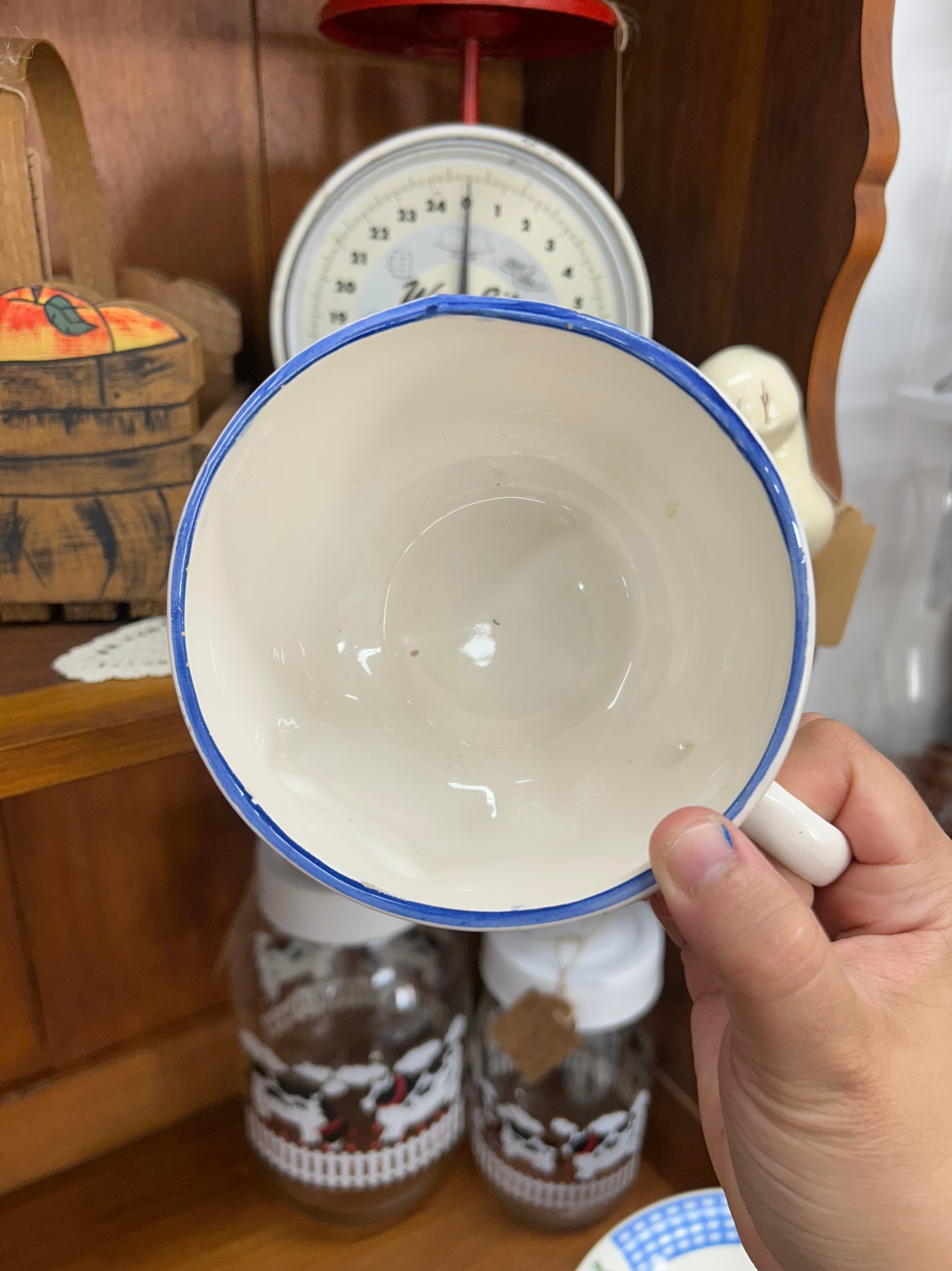Vintage Goose Soup Mugs - Set Of 2