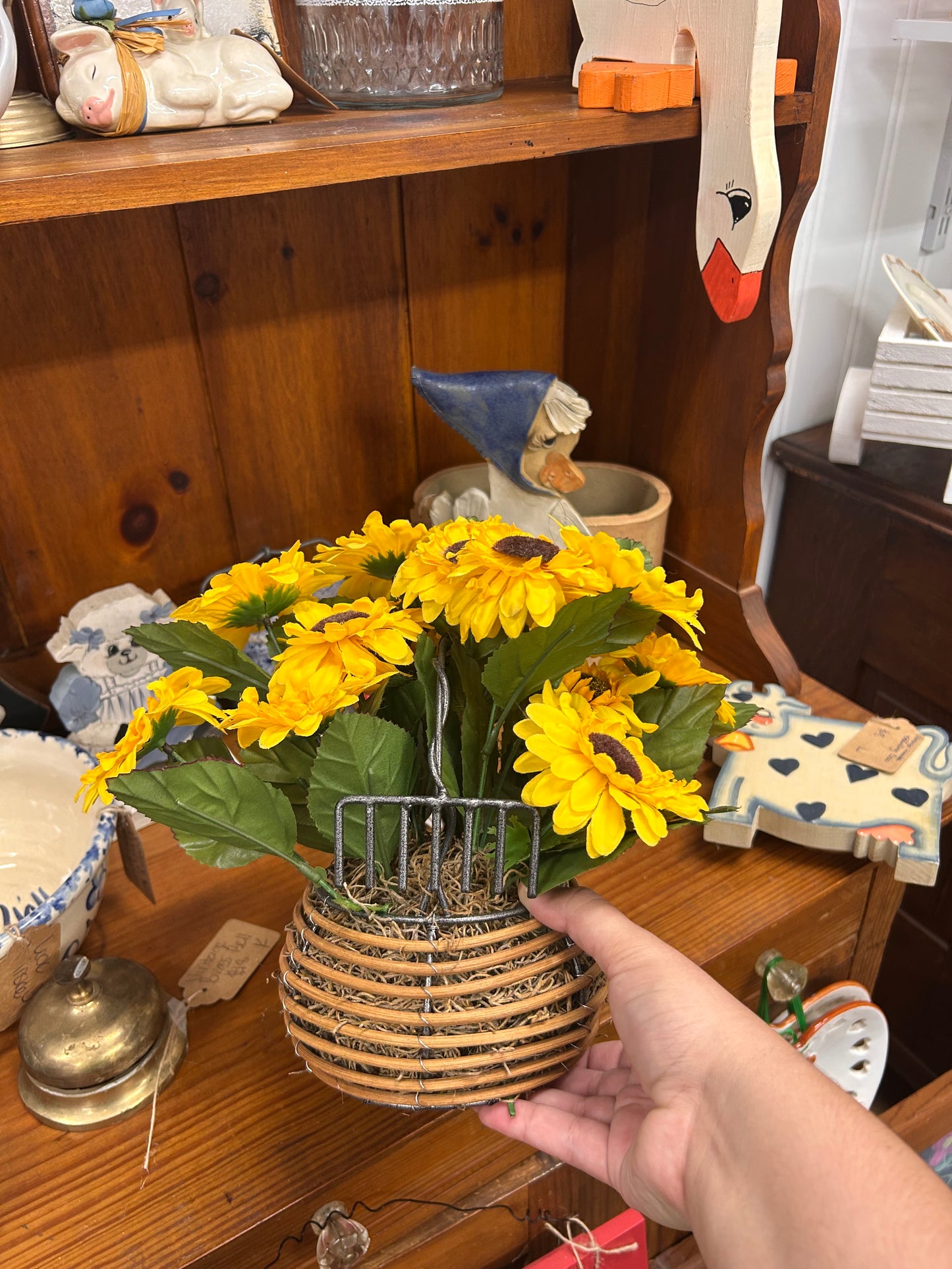 Silk Sunflower Arrangement