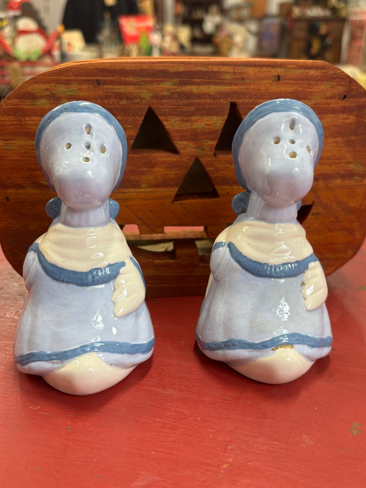 1970s-1980s Mother Goose S&P Shakers - As Is - Have Not Tried To Remove Stains