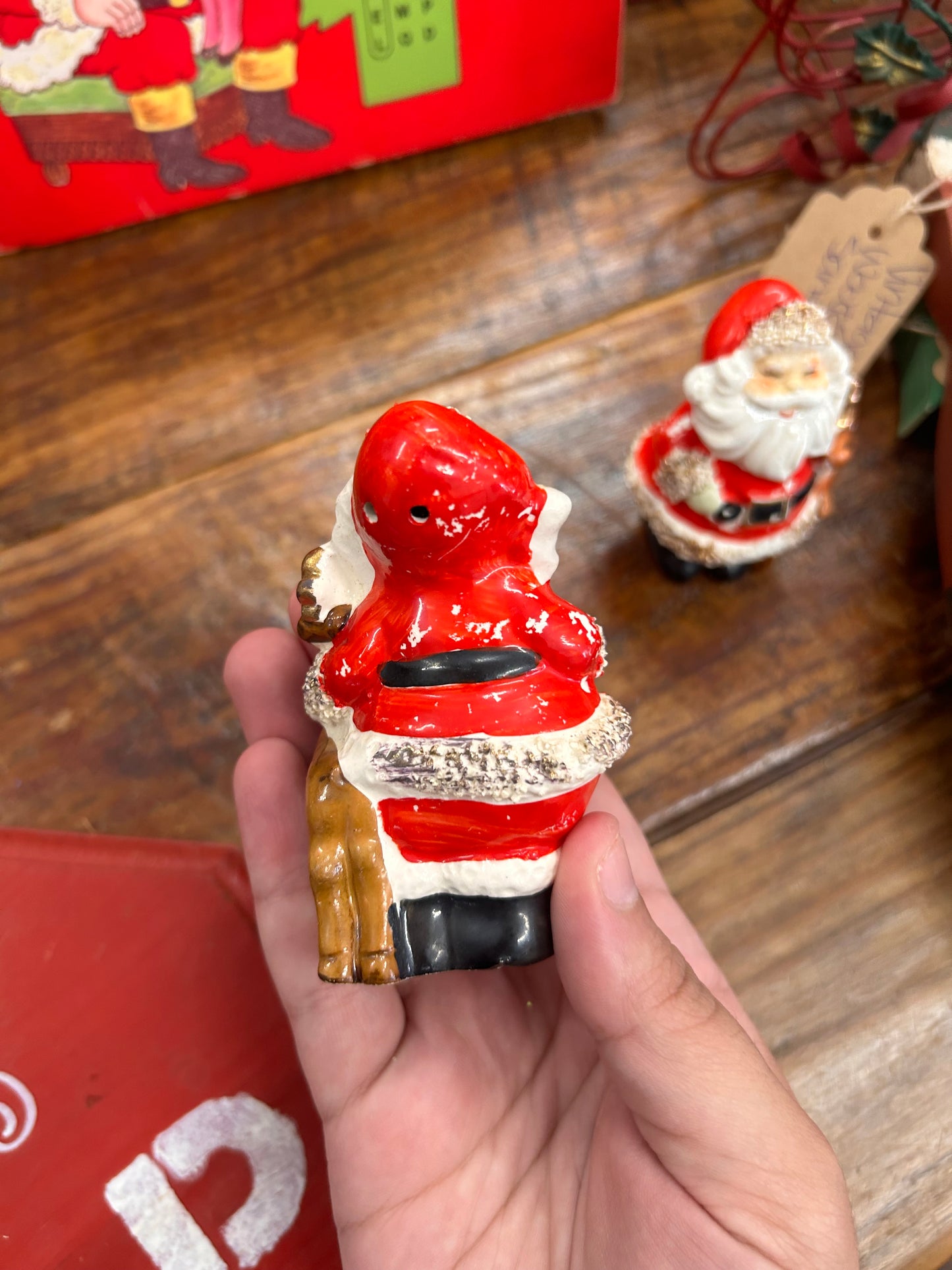 Vintage Santa S&P Shakers
