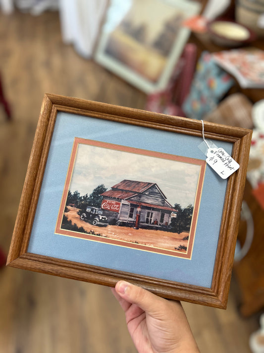 Coca Cola Framed Print - Style 1
