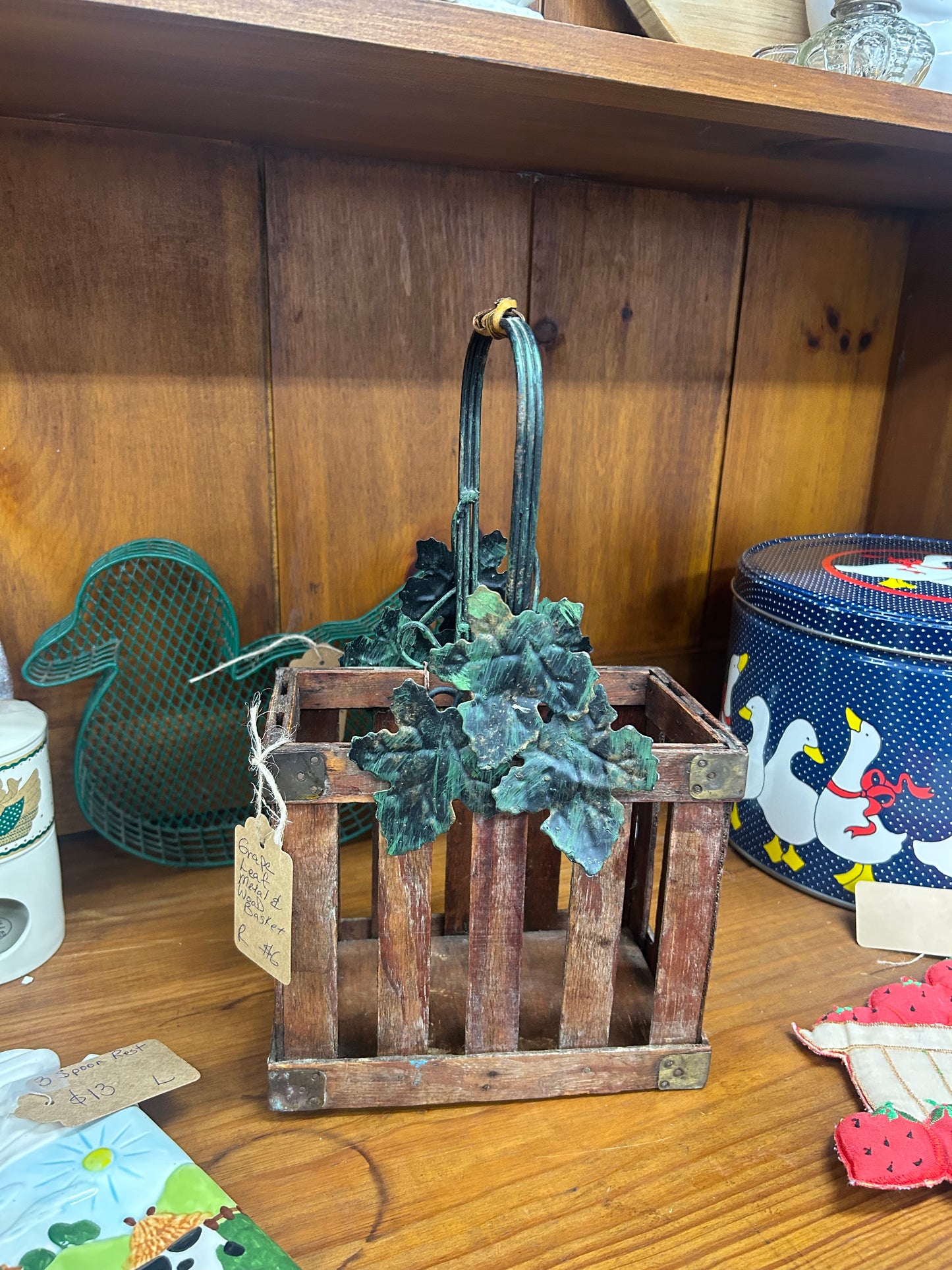 Grape Leaf Basket
