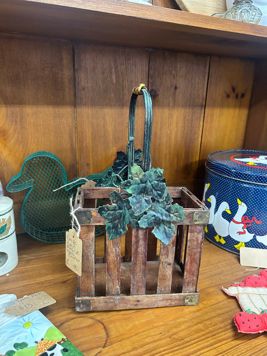 Grape Leaf Basket