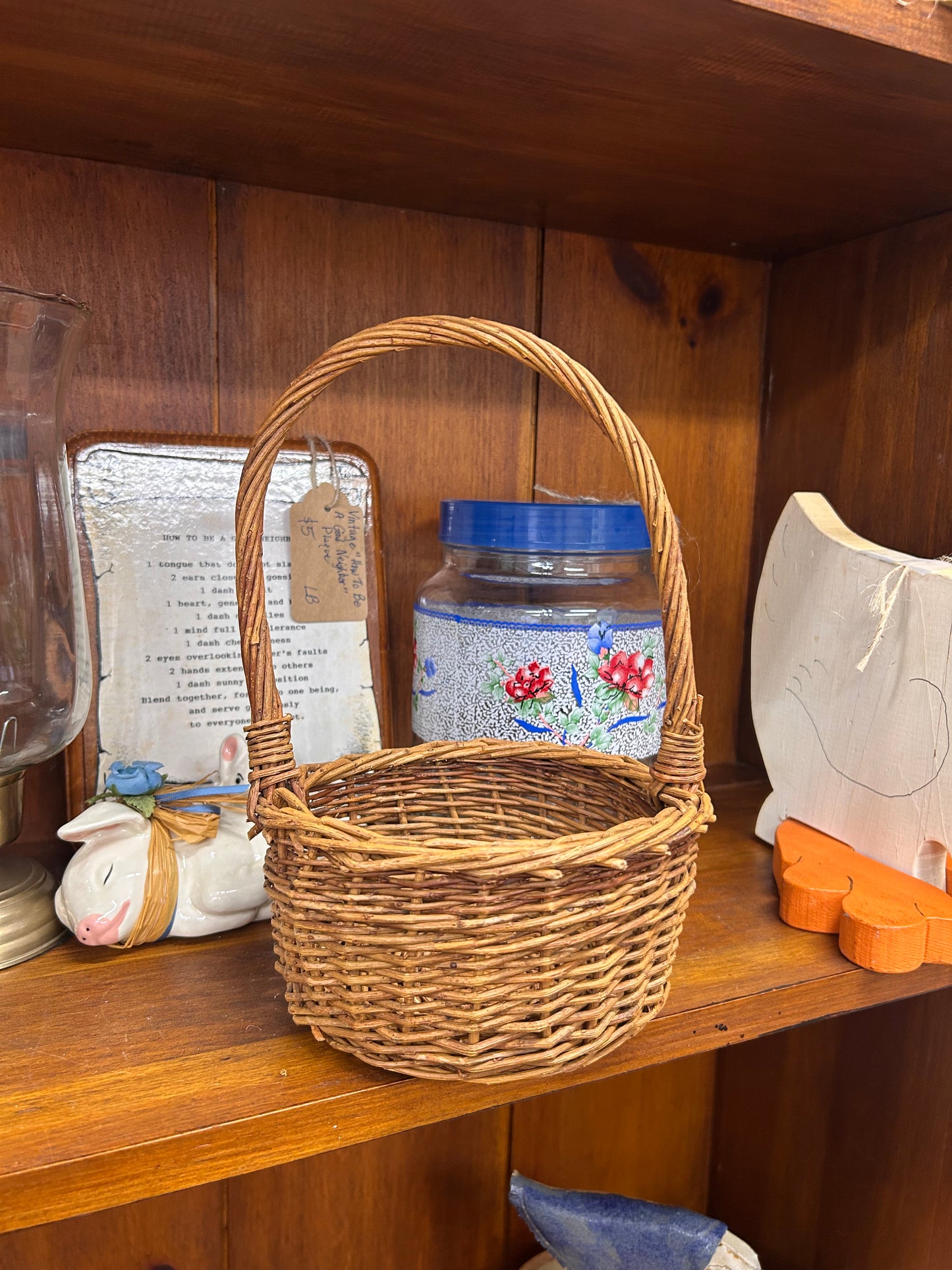 Vintage Wicker Basket
