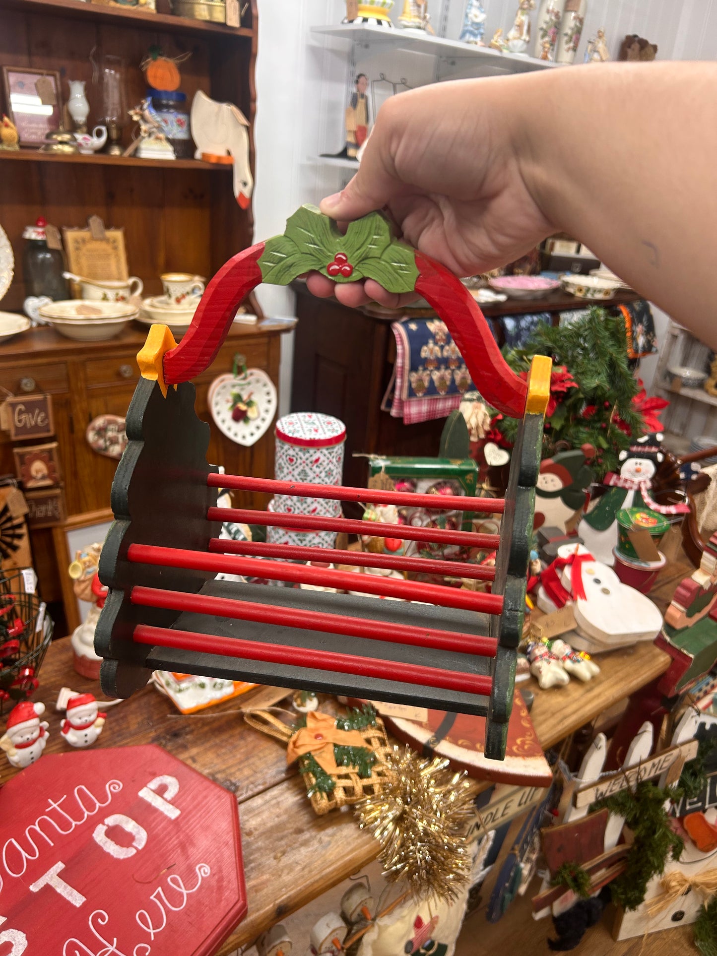 Christmas Tree Basket