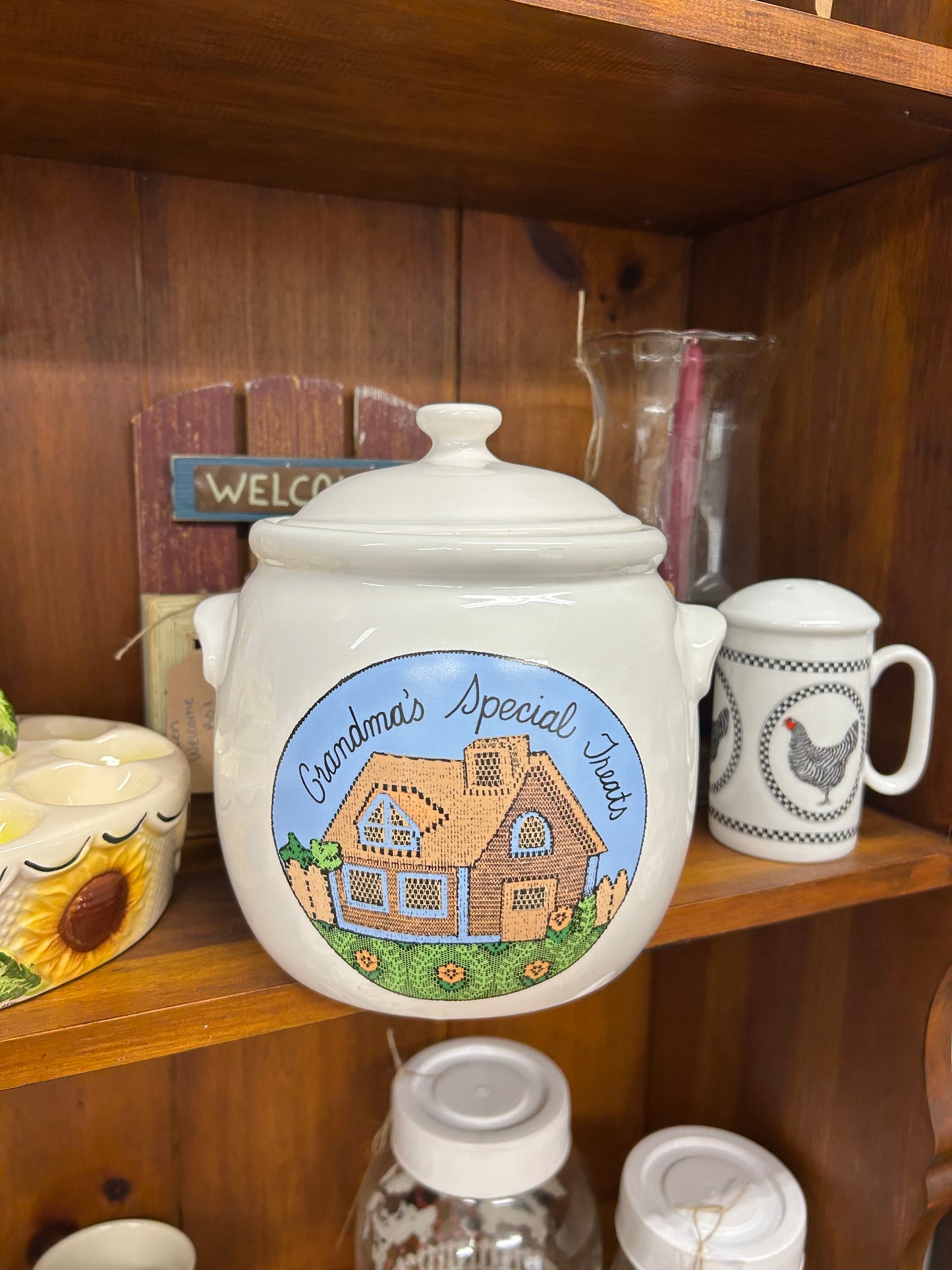 Vintage Grandma’s Special Treats Cookie Jar