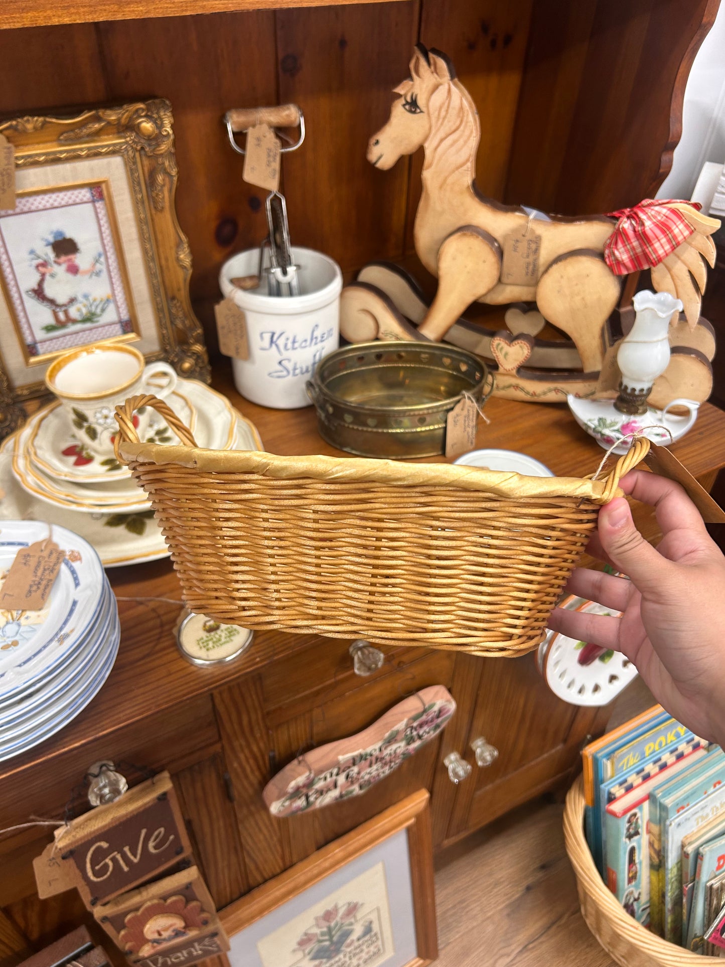 Vintage Wicker Basket