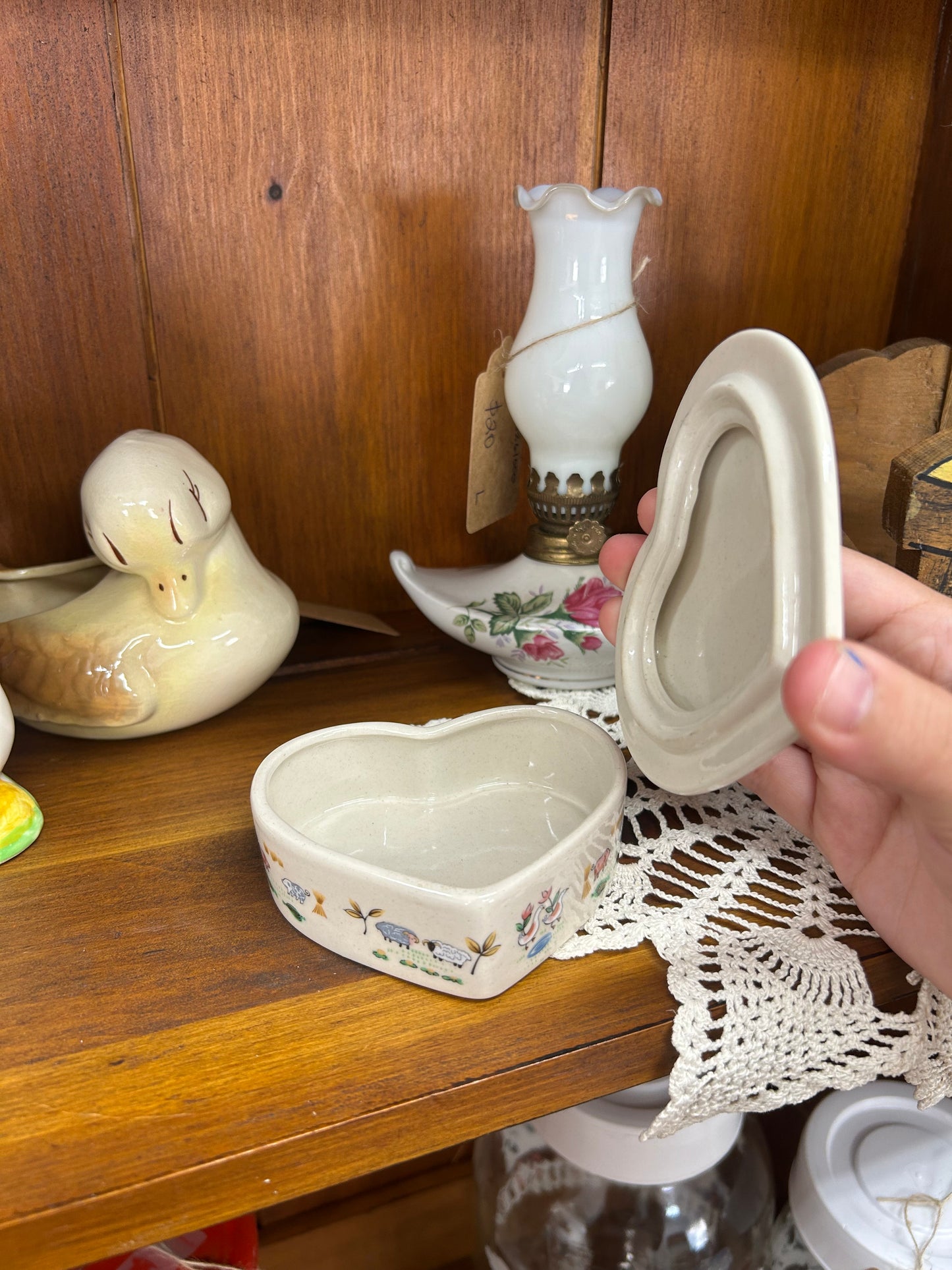 Vintage Heartland Trinket Box