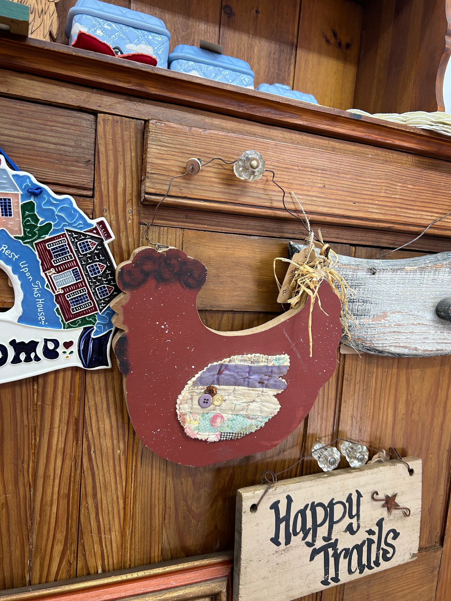 Wooden Chicken Hanger