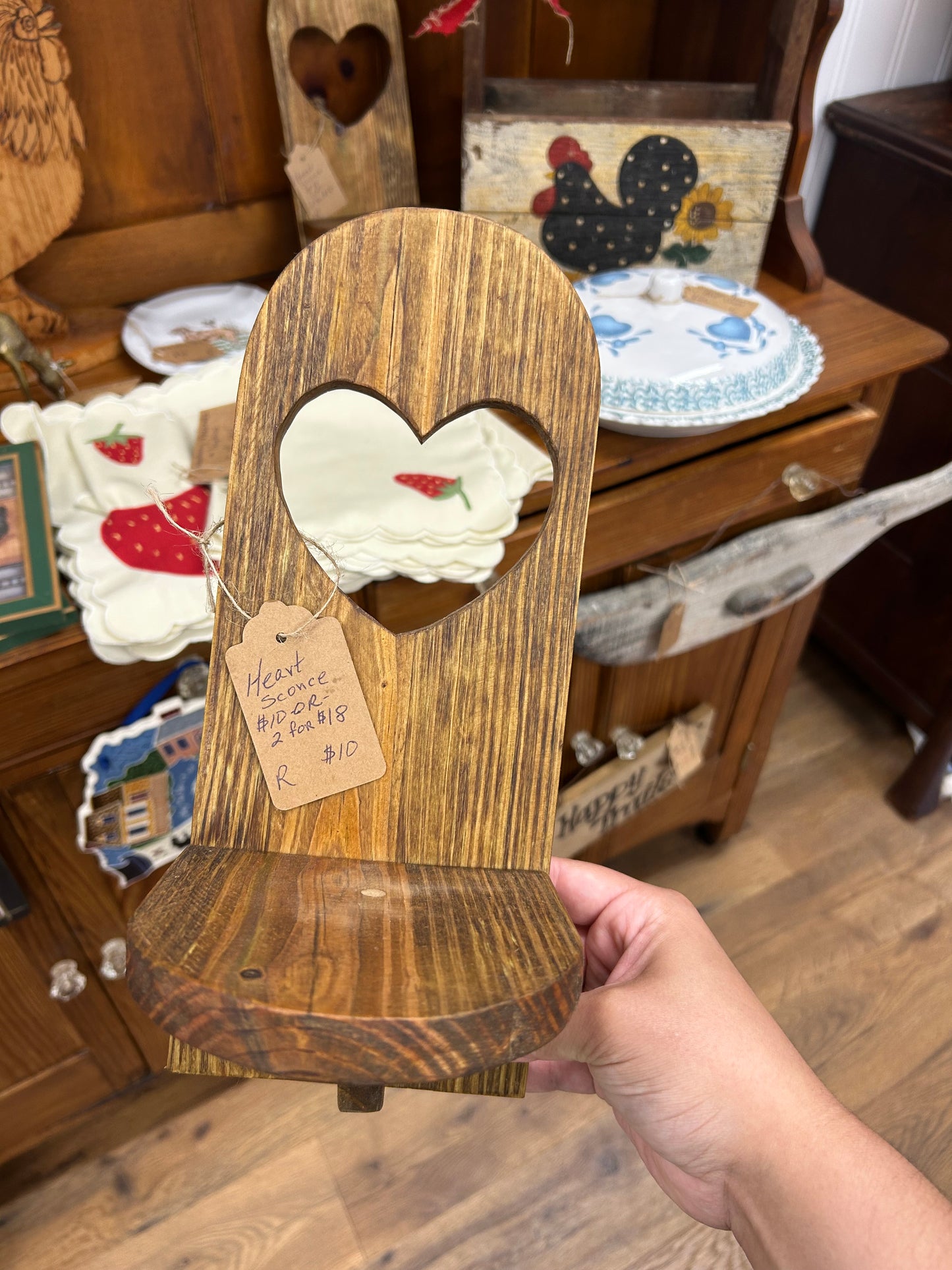 Heart Sconce