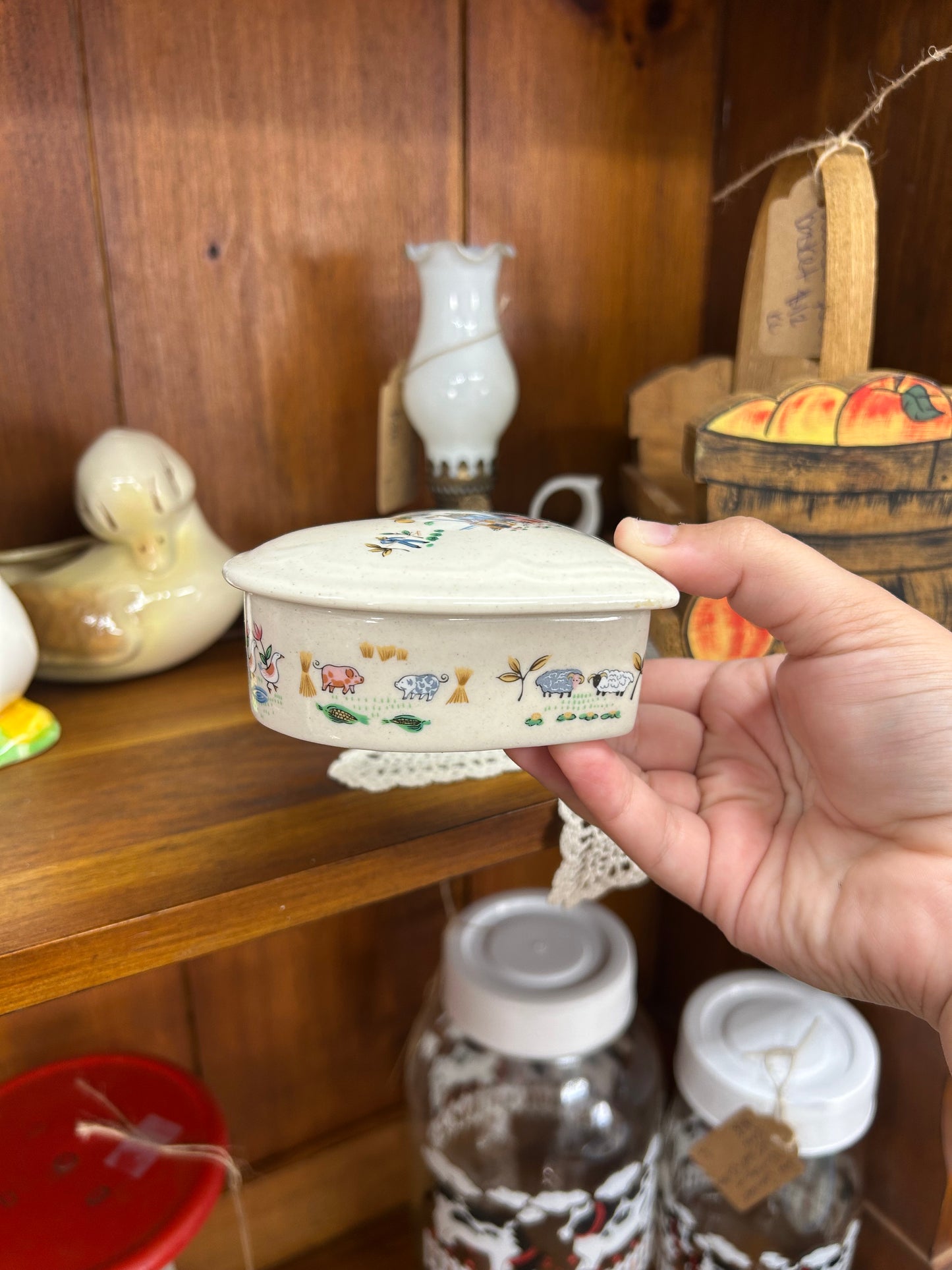 Vintage Heartland Trinket Box