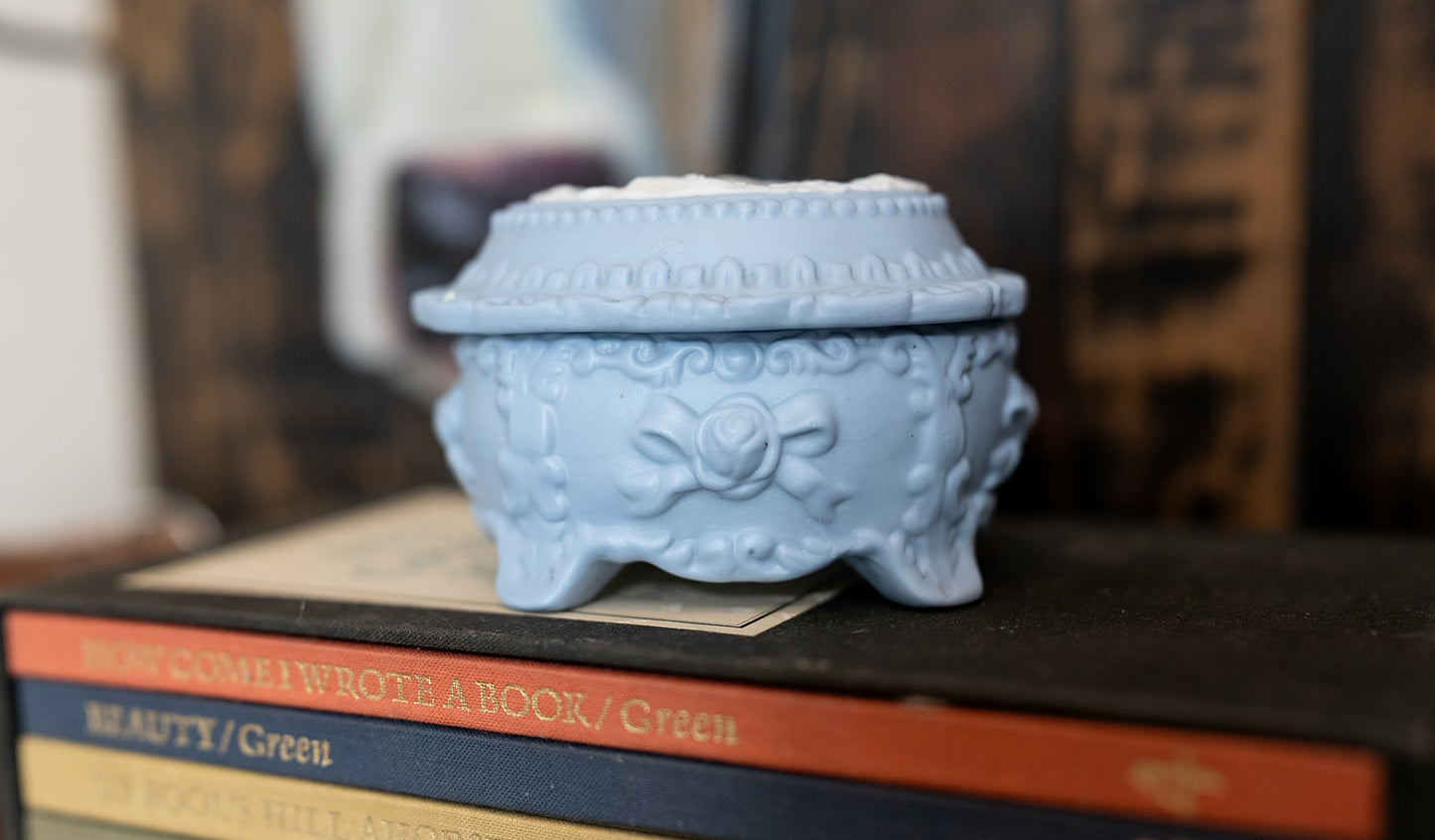 Light Blue Trinket Box