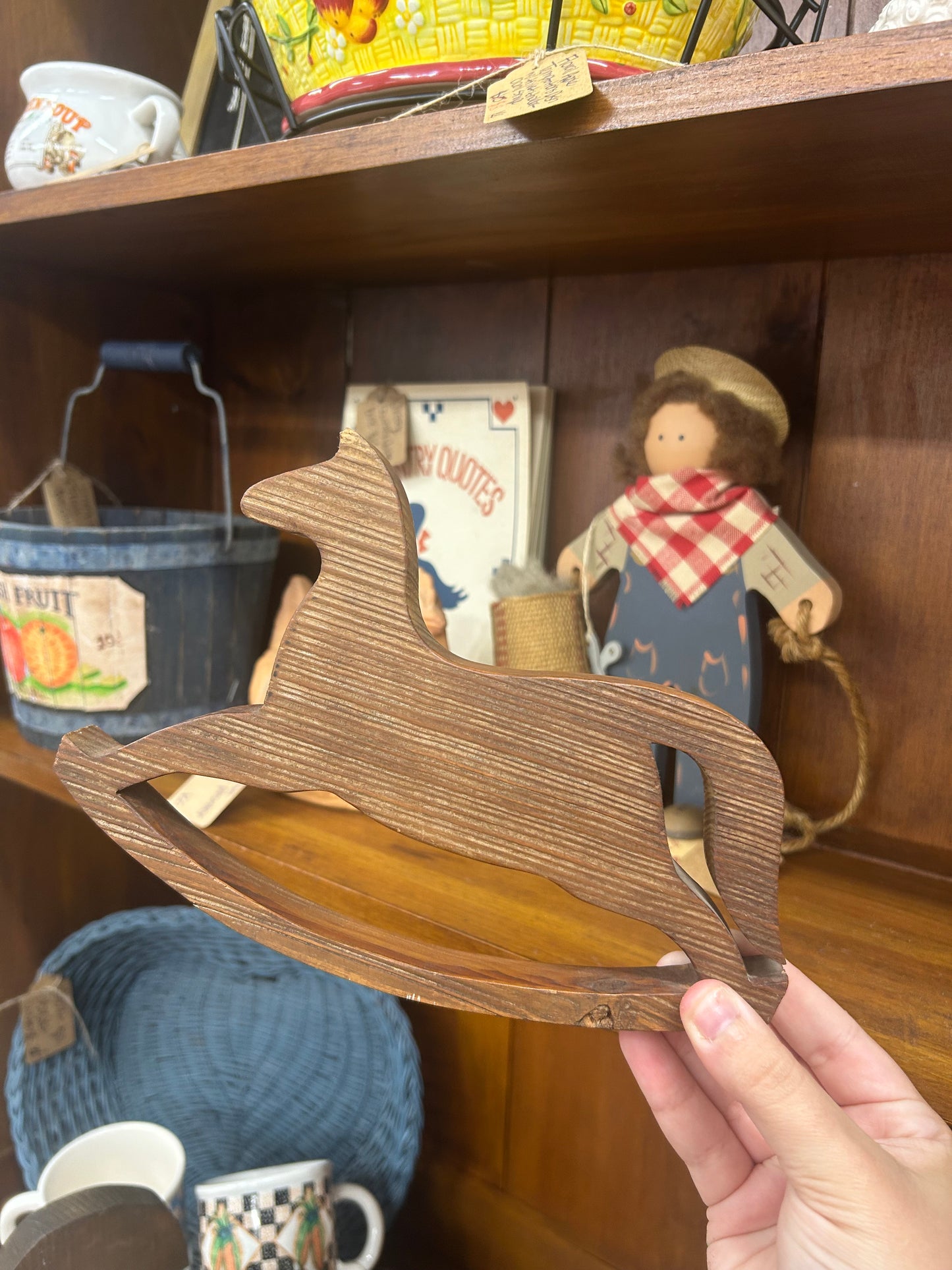 Wooden Rocking Horse