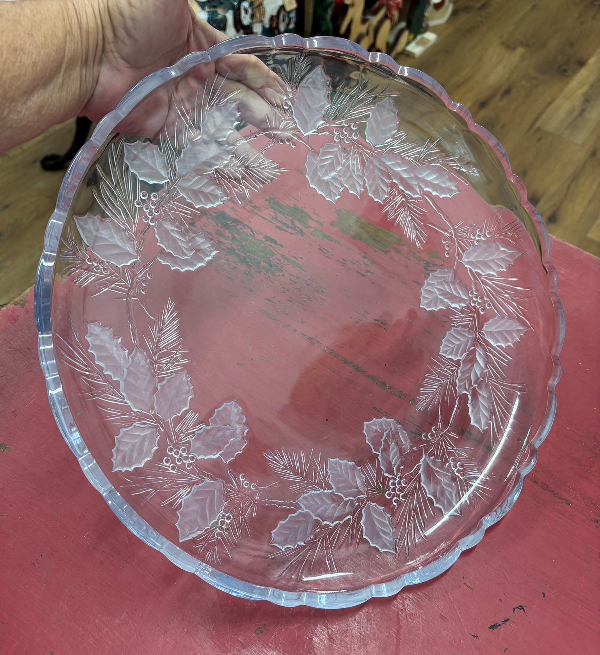 Vintage Studio Nova/Mikasa “Deck The Halls” 14” Platter