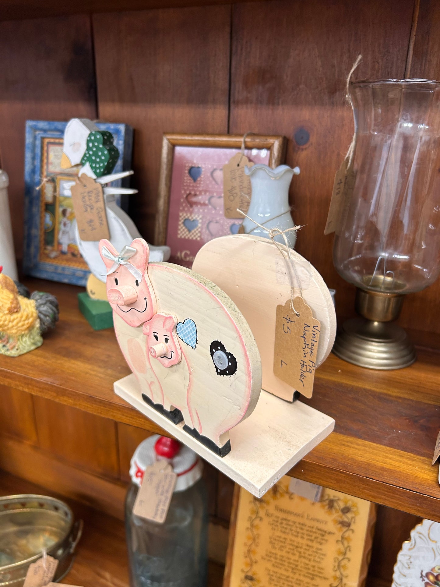 Vintage Pig Napkin Holder