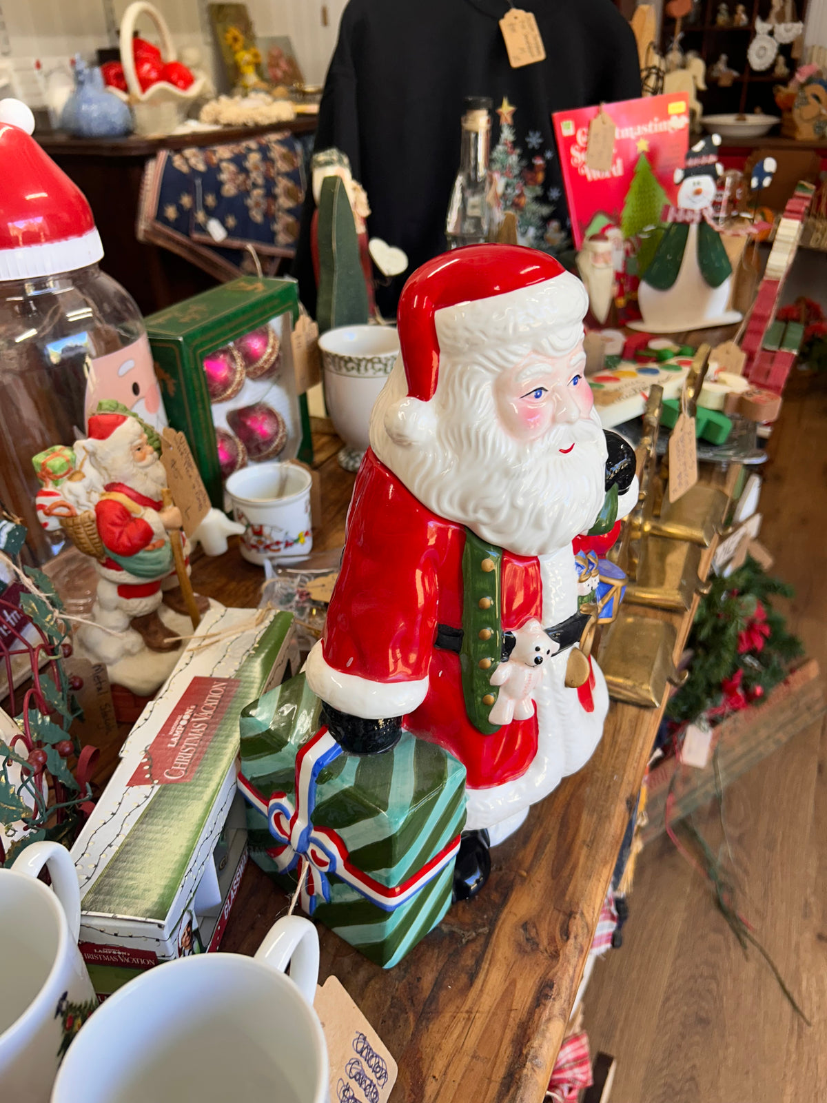 Vintage Santa With Bag Cookie Jar