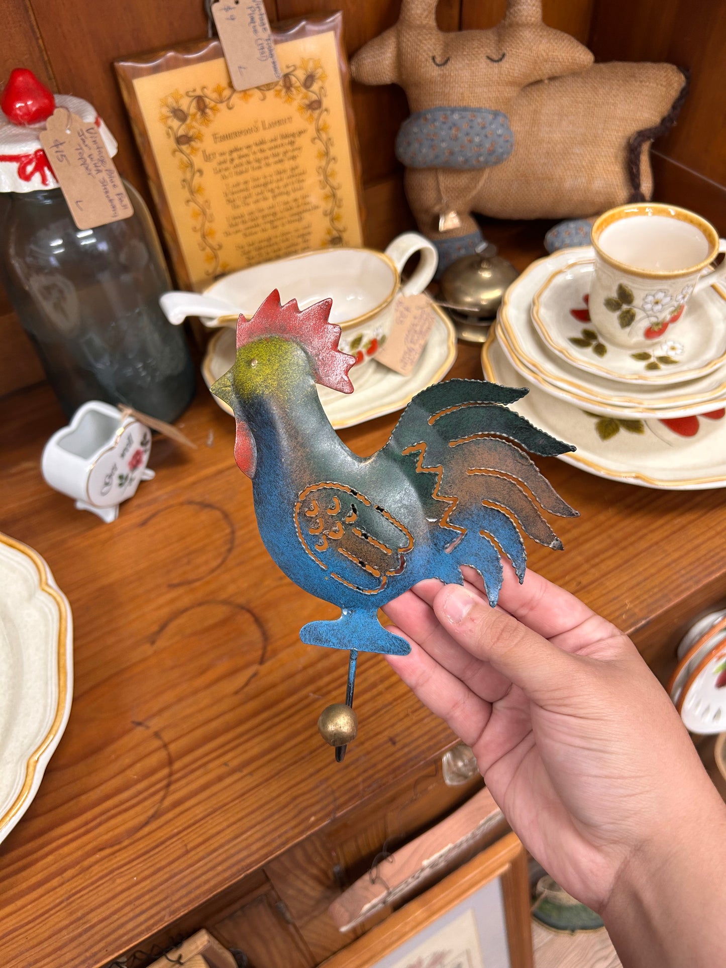 Metal Rooster Hook