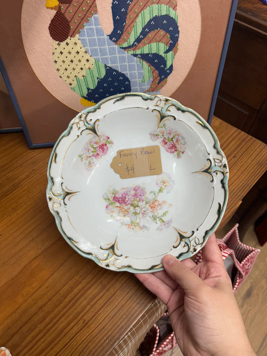 Fancy Floral Bowl