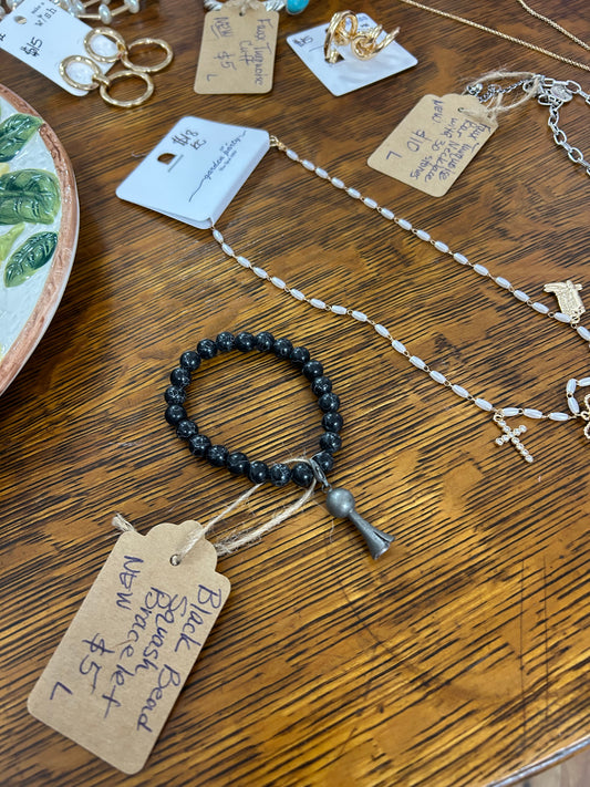 Black Squash Bracelet